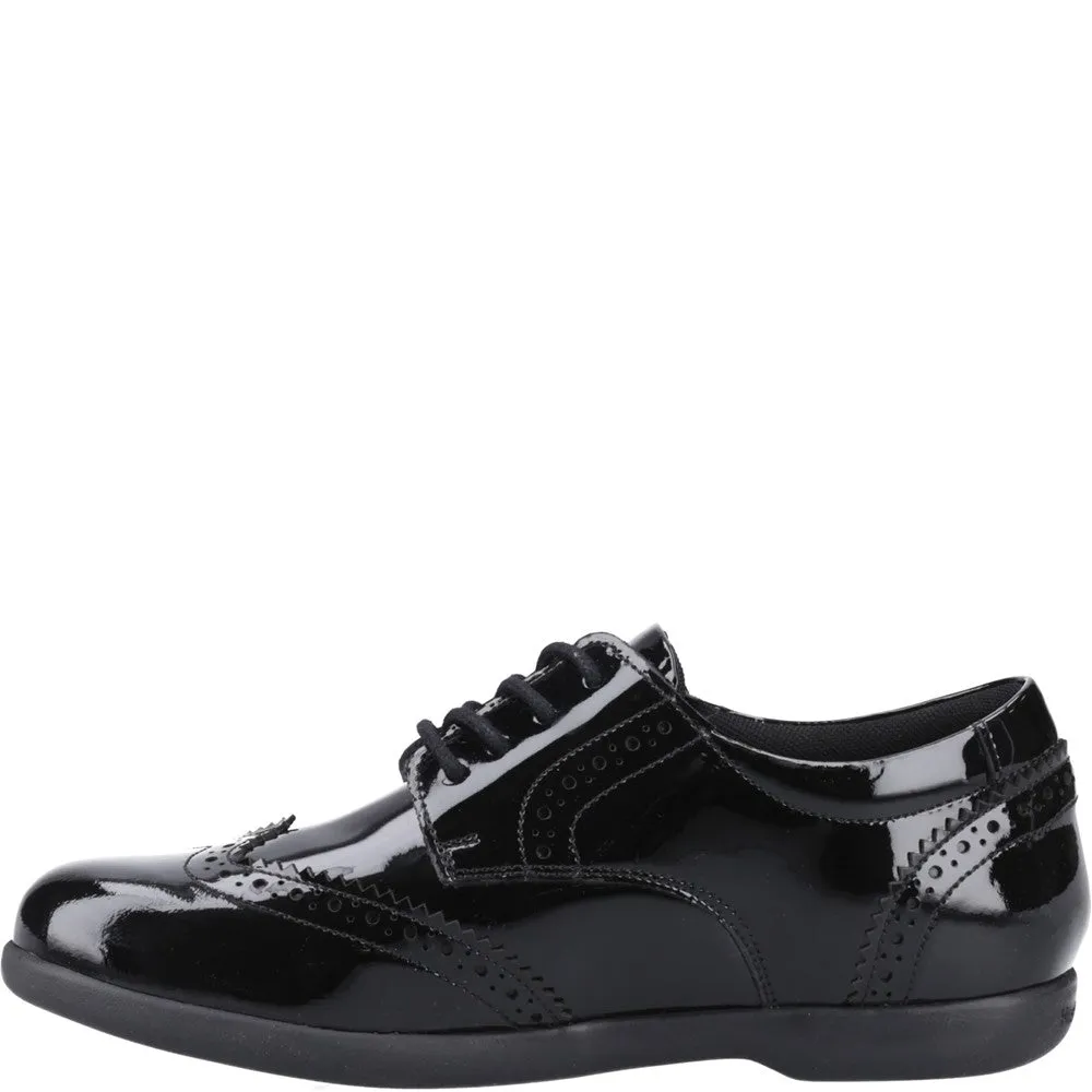 Hush Puppies Bridget Patent Senior School Shoes