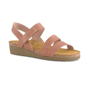 Kayla Latte Brown Leather Wide (7303 - E69)
