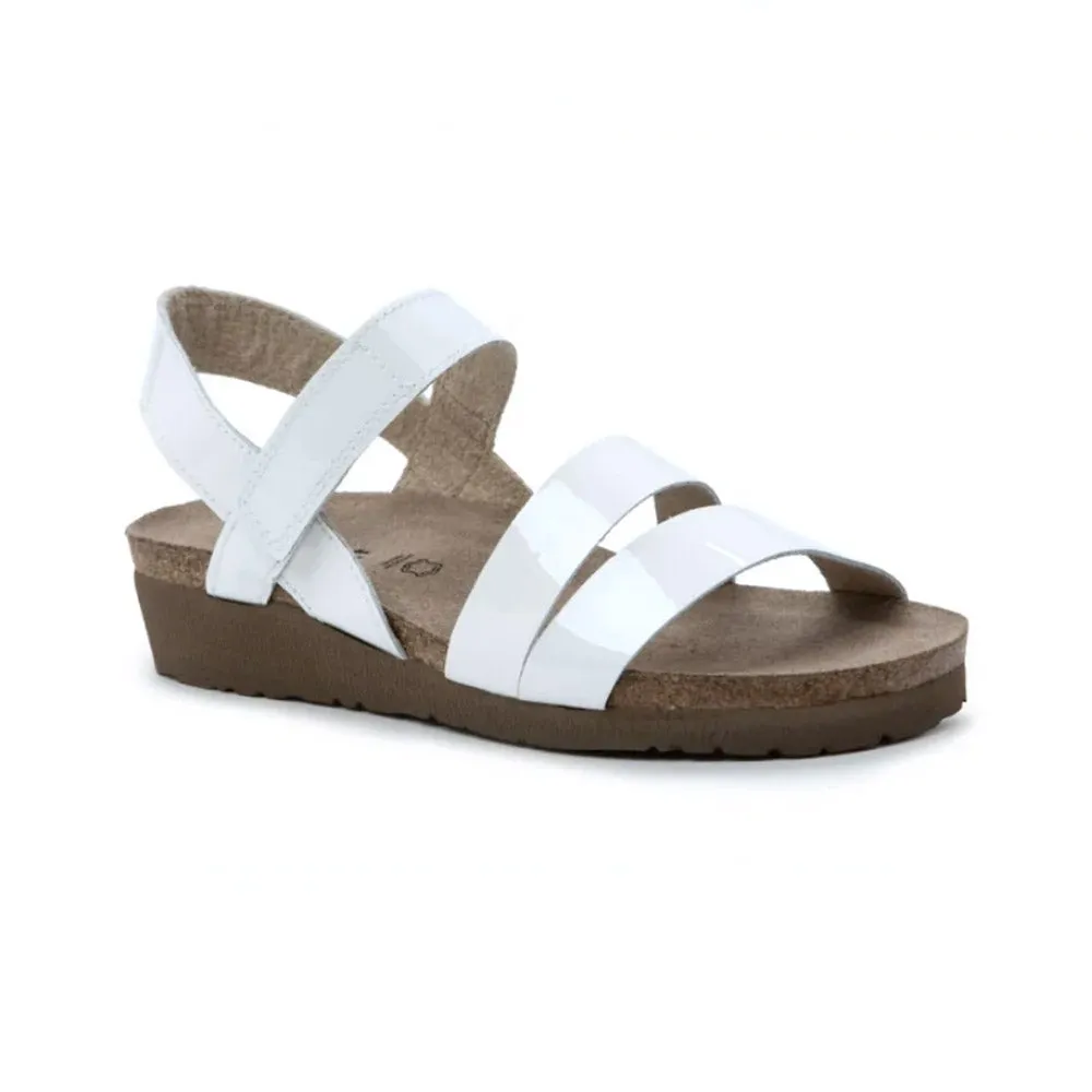 Kayla Porcelan Patent Leather Sandal (7806-HBB)