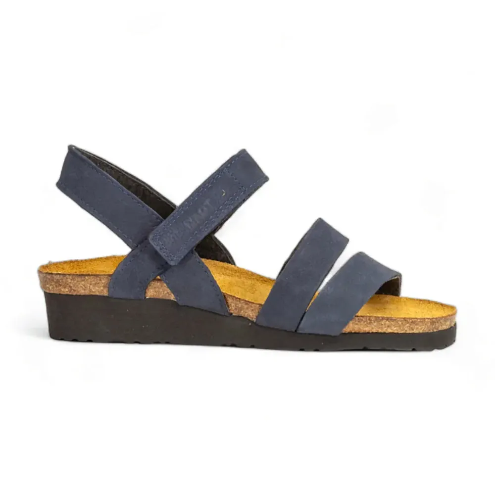 Kayla Sandal Navy Velvet (7806-D74)