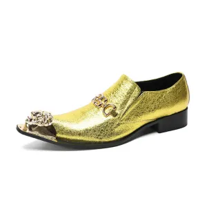 Leather shoes men's new business dress cowhide casual spring and autumn breathable men's British Korean version pointed groom wedding shoes