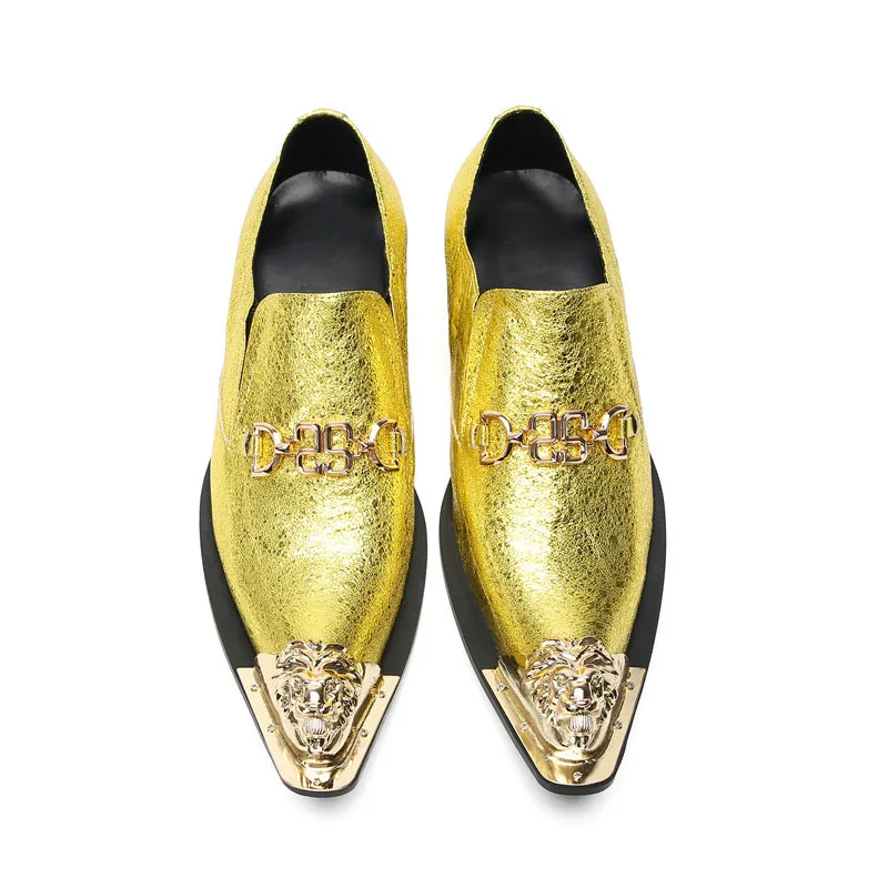 Leather shoes men's new business dress cowhide casual spring and autumn breathable men's British Korean version pointed groom wedding shoes