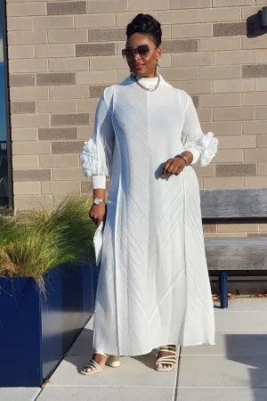 MAJESTY DRESS WHITE