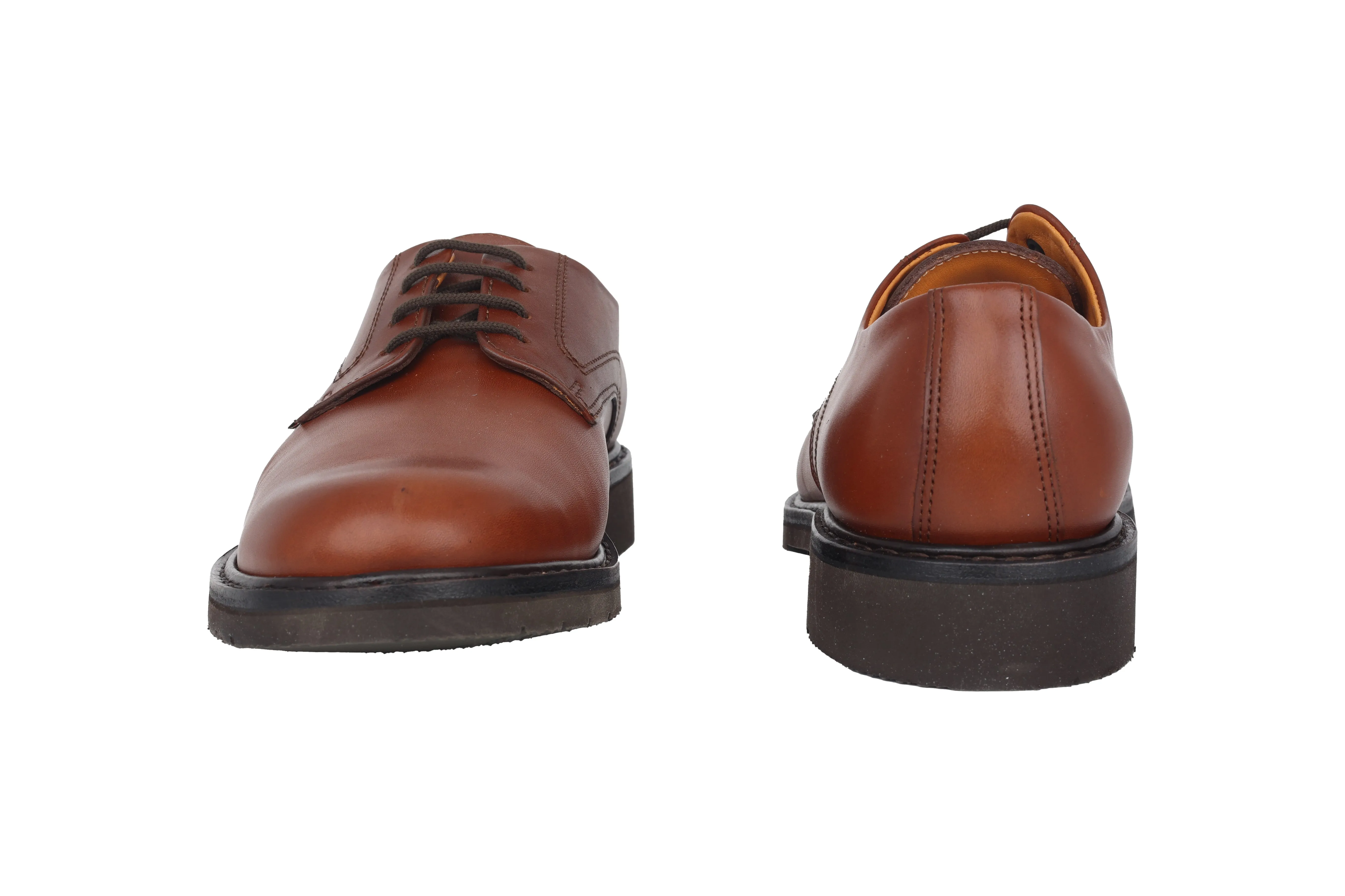 'Marlon' men's goodyear handmade lace-up shoe - Brown