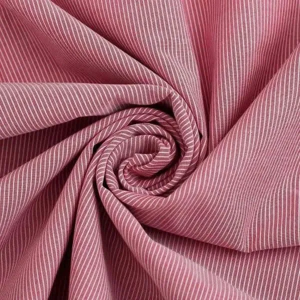 Maroon White Pin Strip Shirt