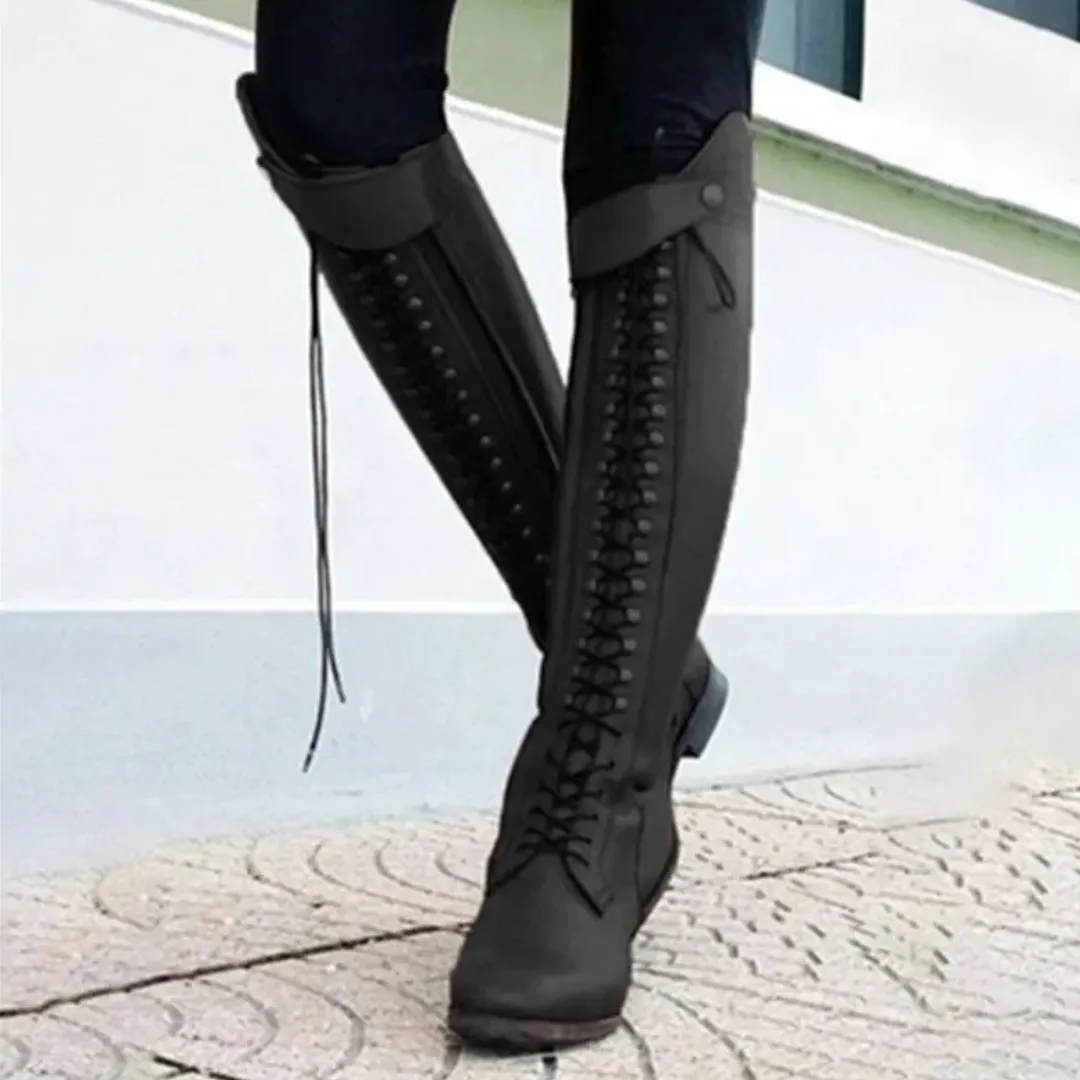Mason | Autumn Tall Riding Boots Equestrian Western Style Long Boots