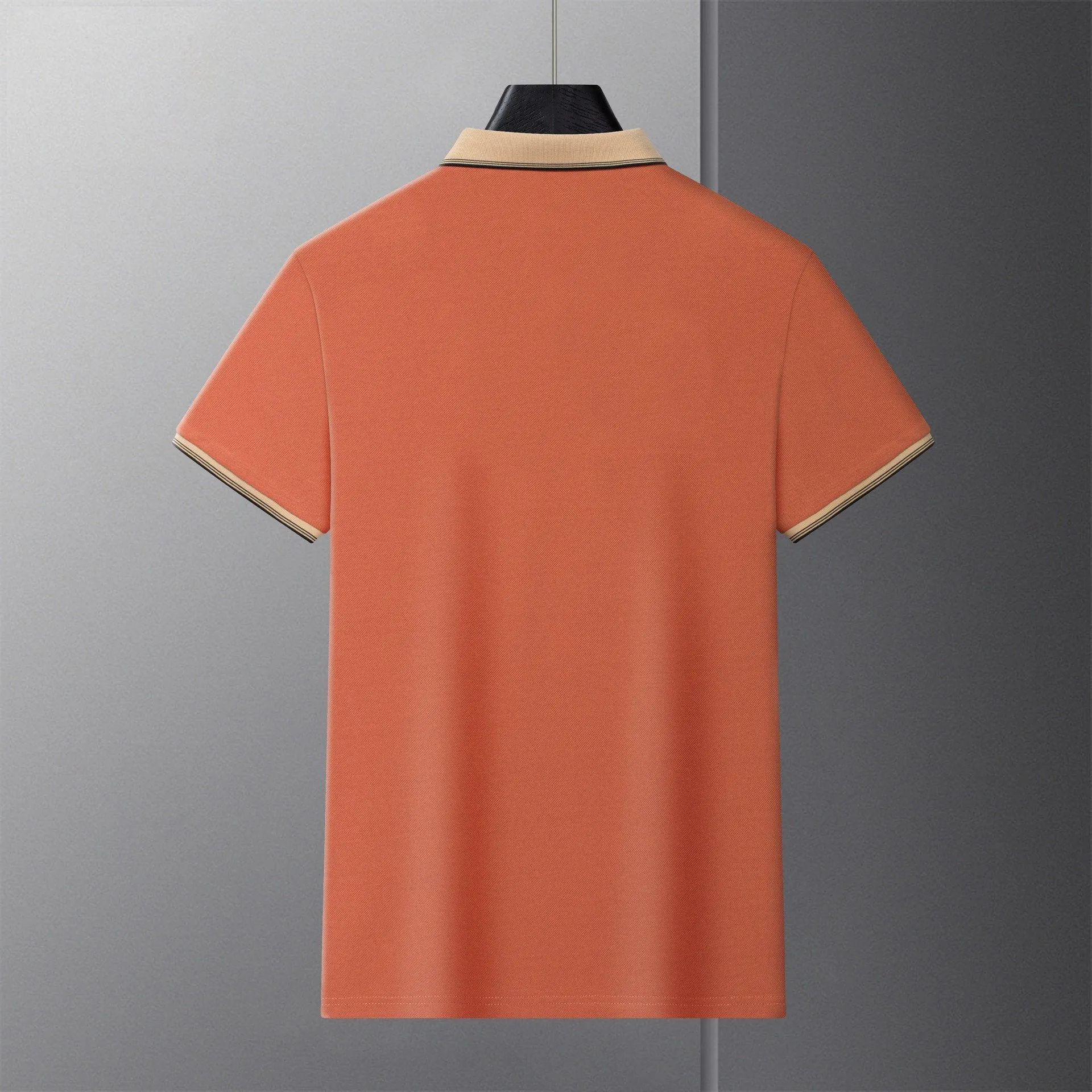 Men's breathable business polo shirt