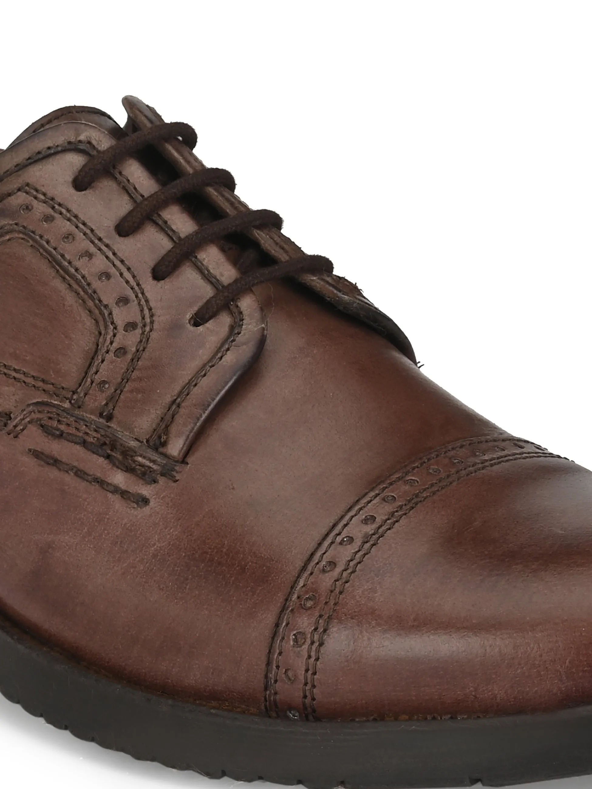 Men's Burnish Leather Formal Shoes