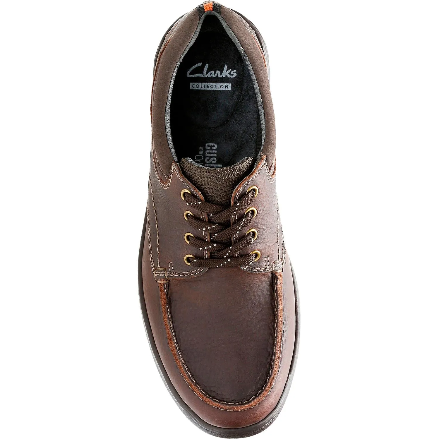 Men's Clarks Cotrell Edge Brown Leather