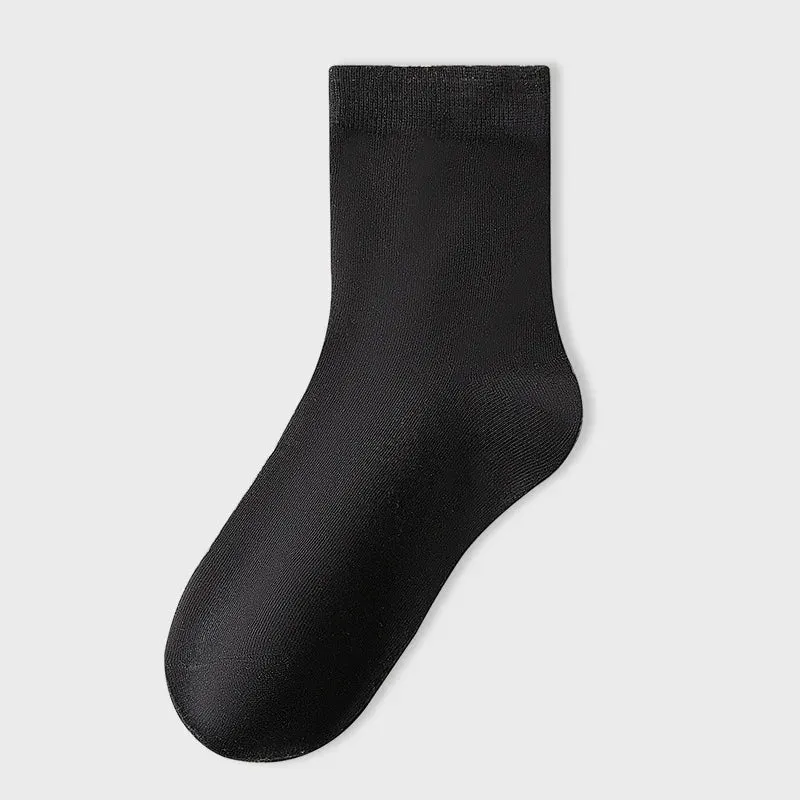 Men's Classic Breathable Crew Socks Casual Business