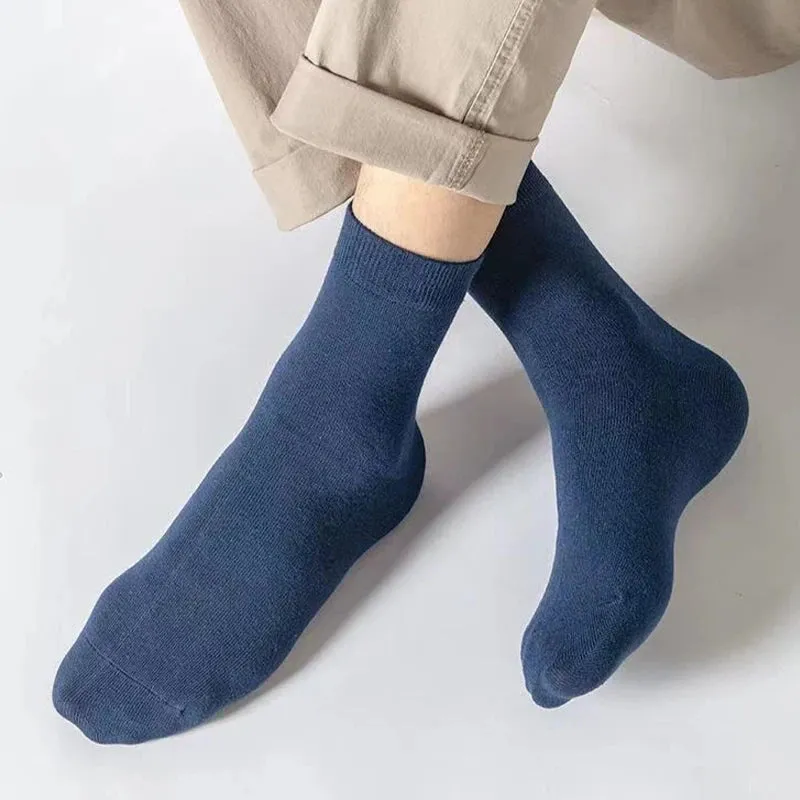 Men's Classic Breathable Crew Socks Casual Business