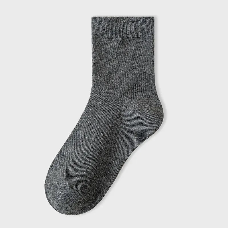 Men's Classic Breathable Crew Socks Casual Business
