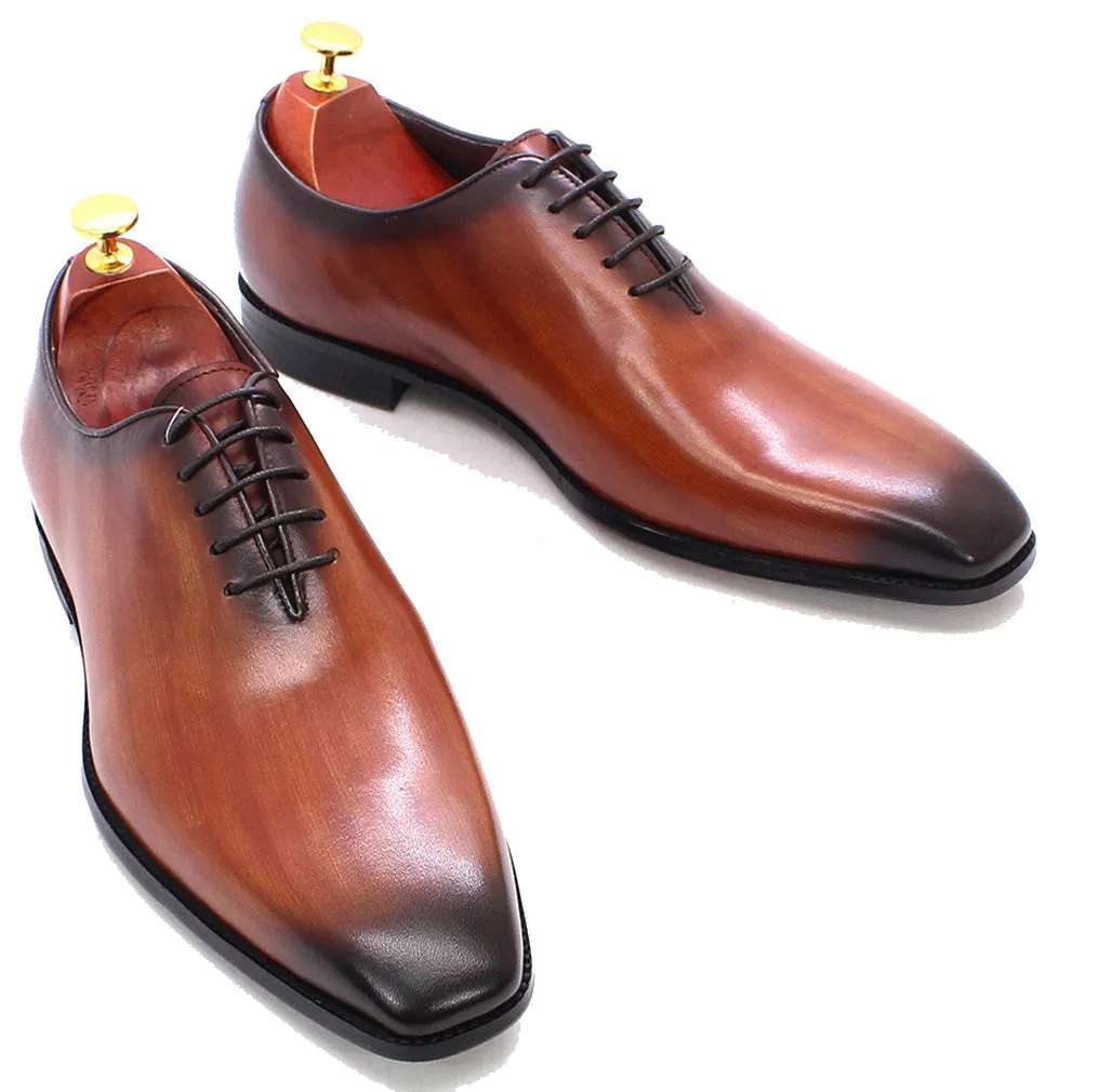 Men's Dress Formal Whole Cut Oxfords Shoes
