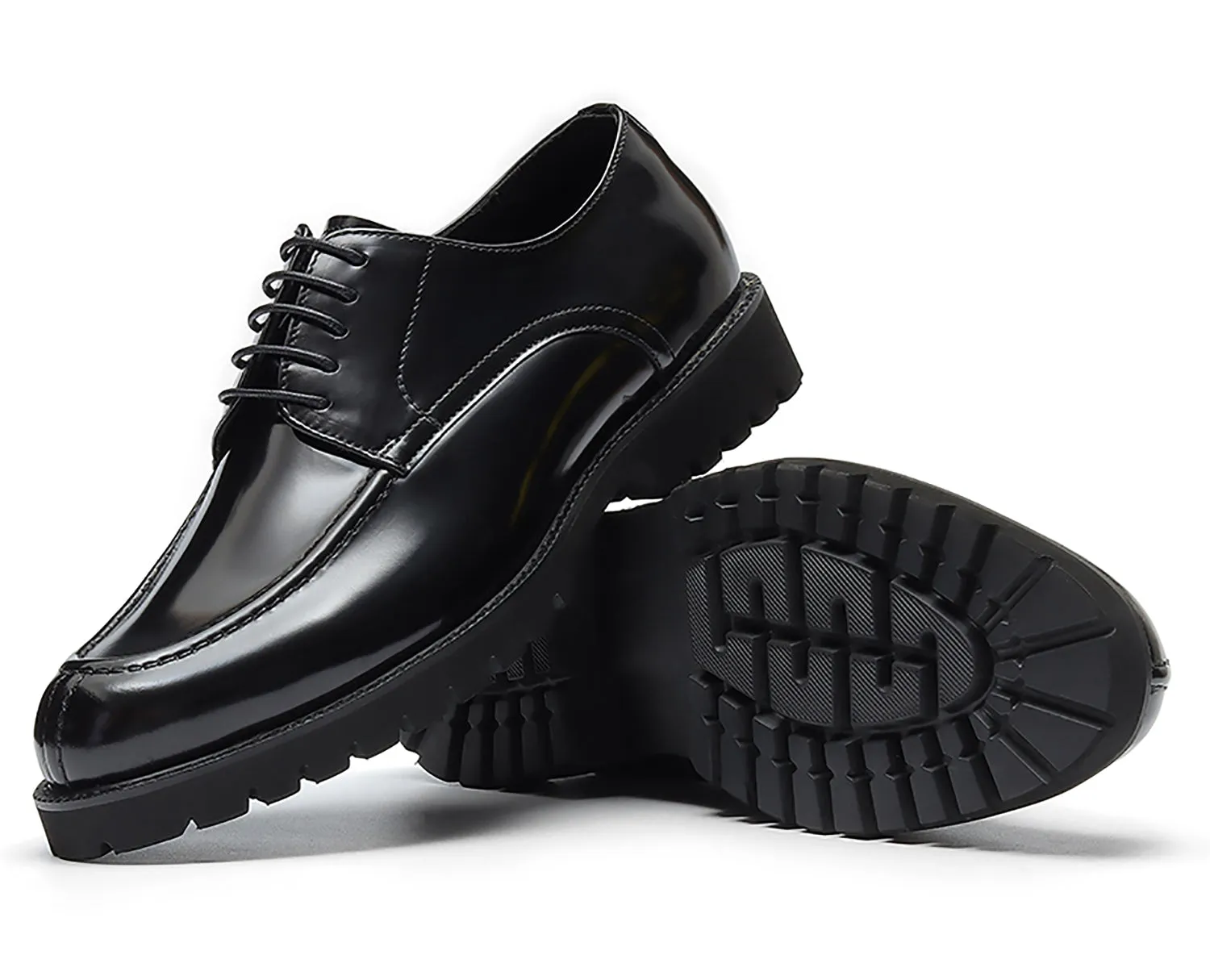 Men's Genuine Leather Tuxedo Shoes Formal Derby