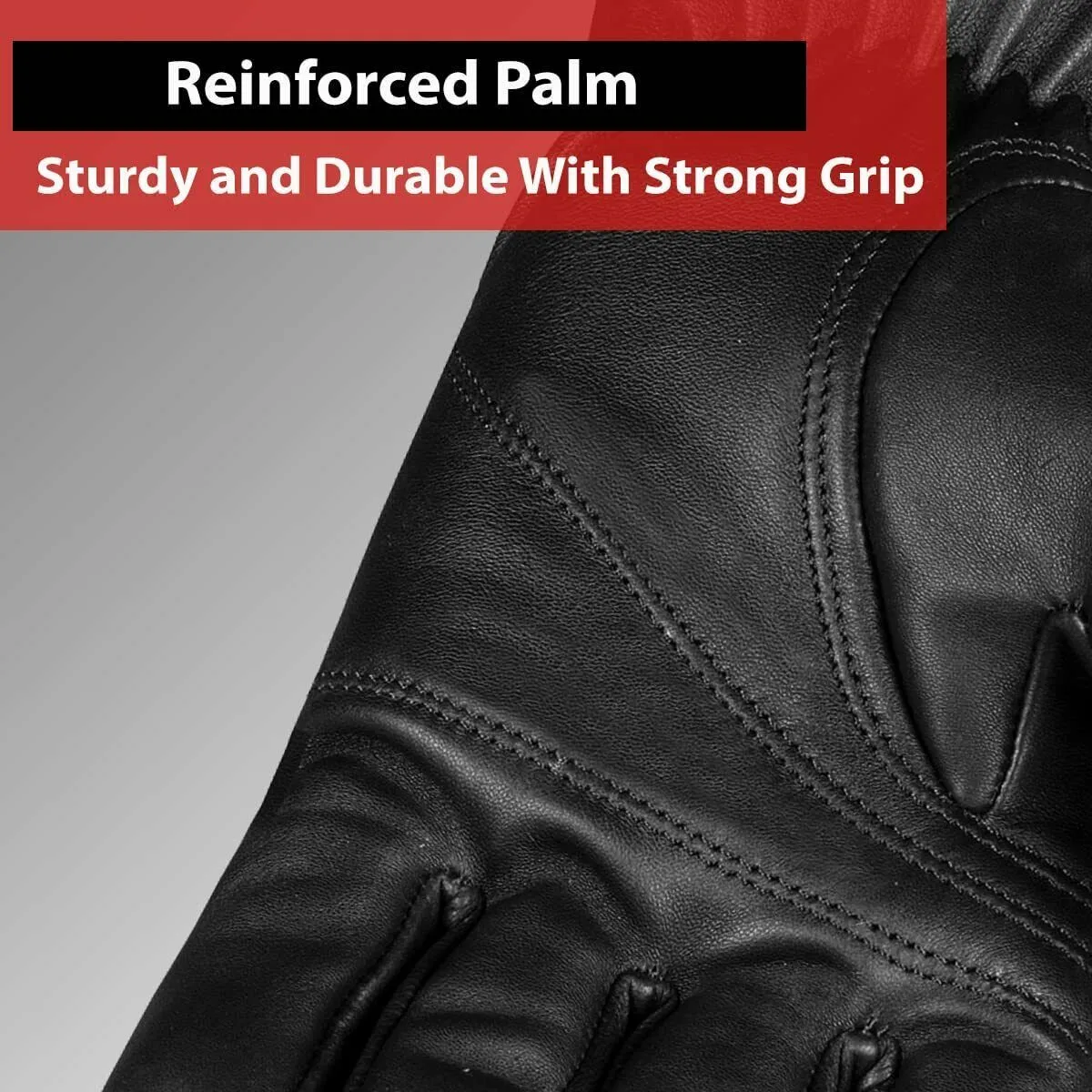 Men's Genuine Sheepskin Warm Winter Touchscreen Leather Gloves for Cold Weather
