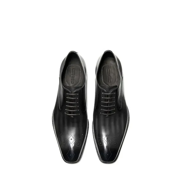 Men’s Leather Oxfords Wingtip Formal Dress Shoe