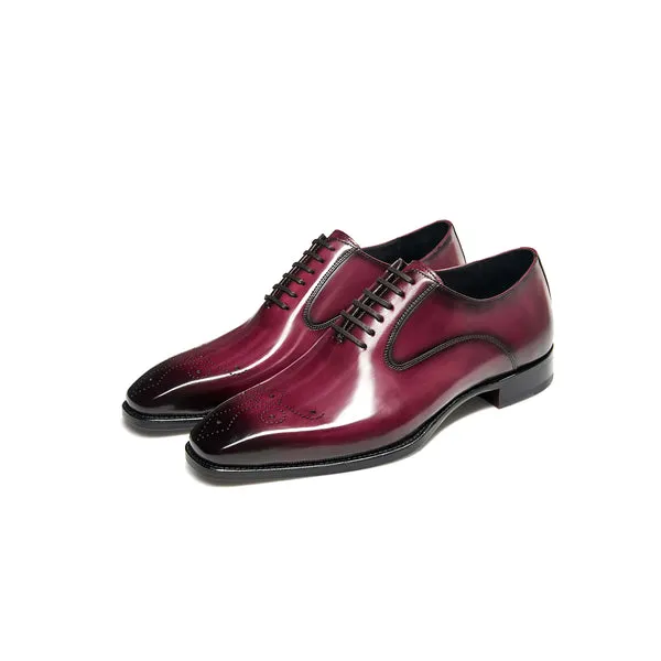 Men’s Leather Oxfords Wingtip Formal Dress Shoe
