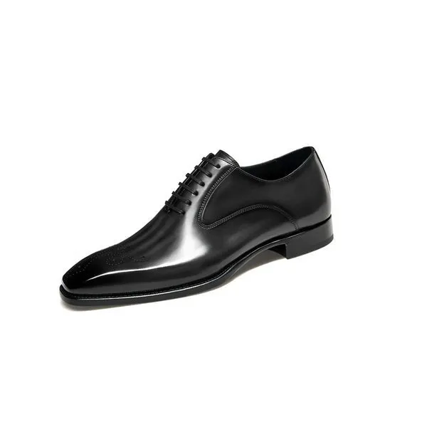 Men’s Leather Oxfords Wingtip Formal Dress Shoe
