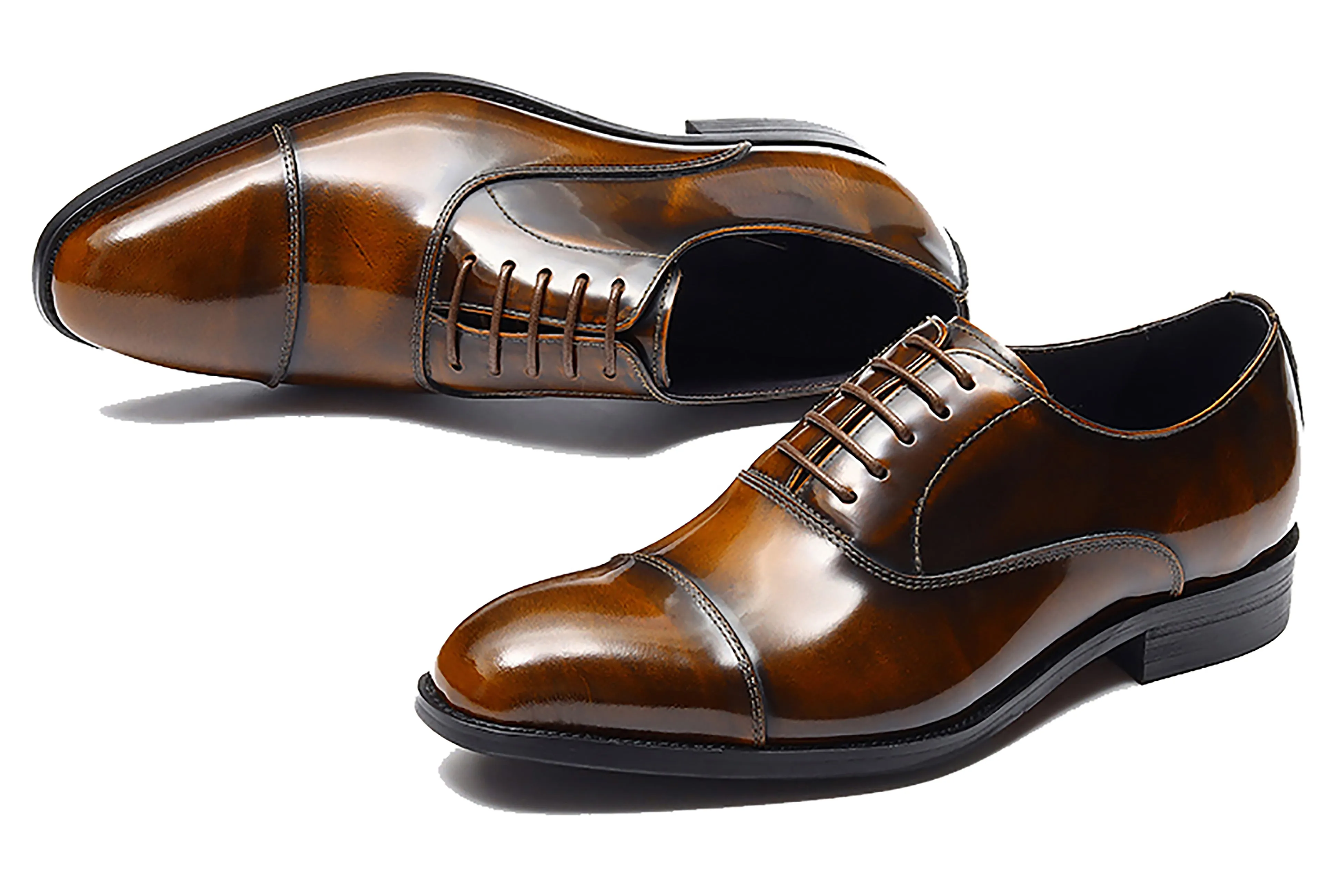 Men's Leather Tuxedo Shoes Formal Dress Oxford