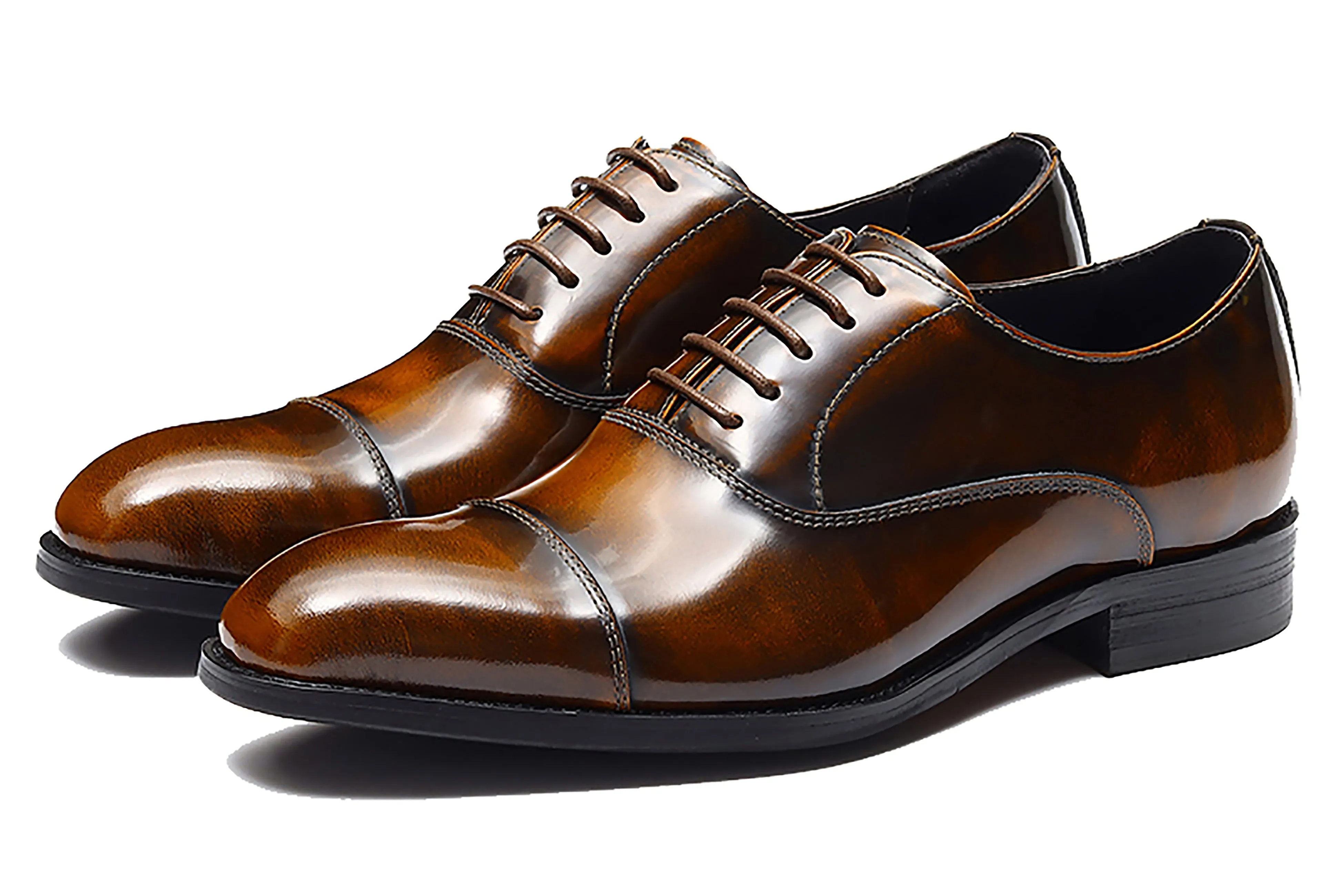 Men's Leather Tuxedo Shoes Formal Dress Oxford