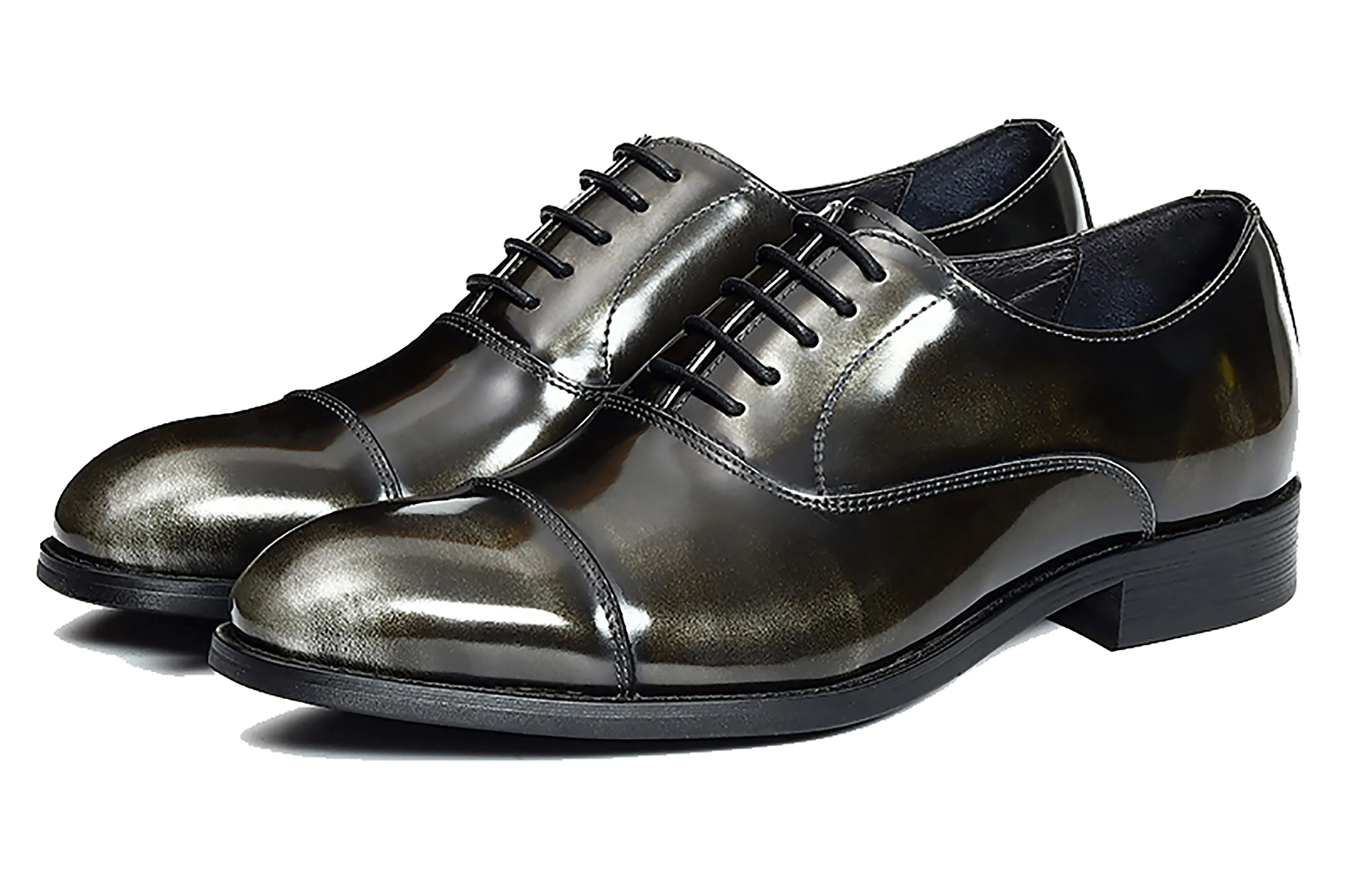 Men's Leather Tuxedo Shoes Formal Dress Oxford