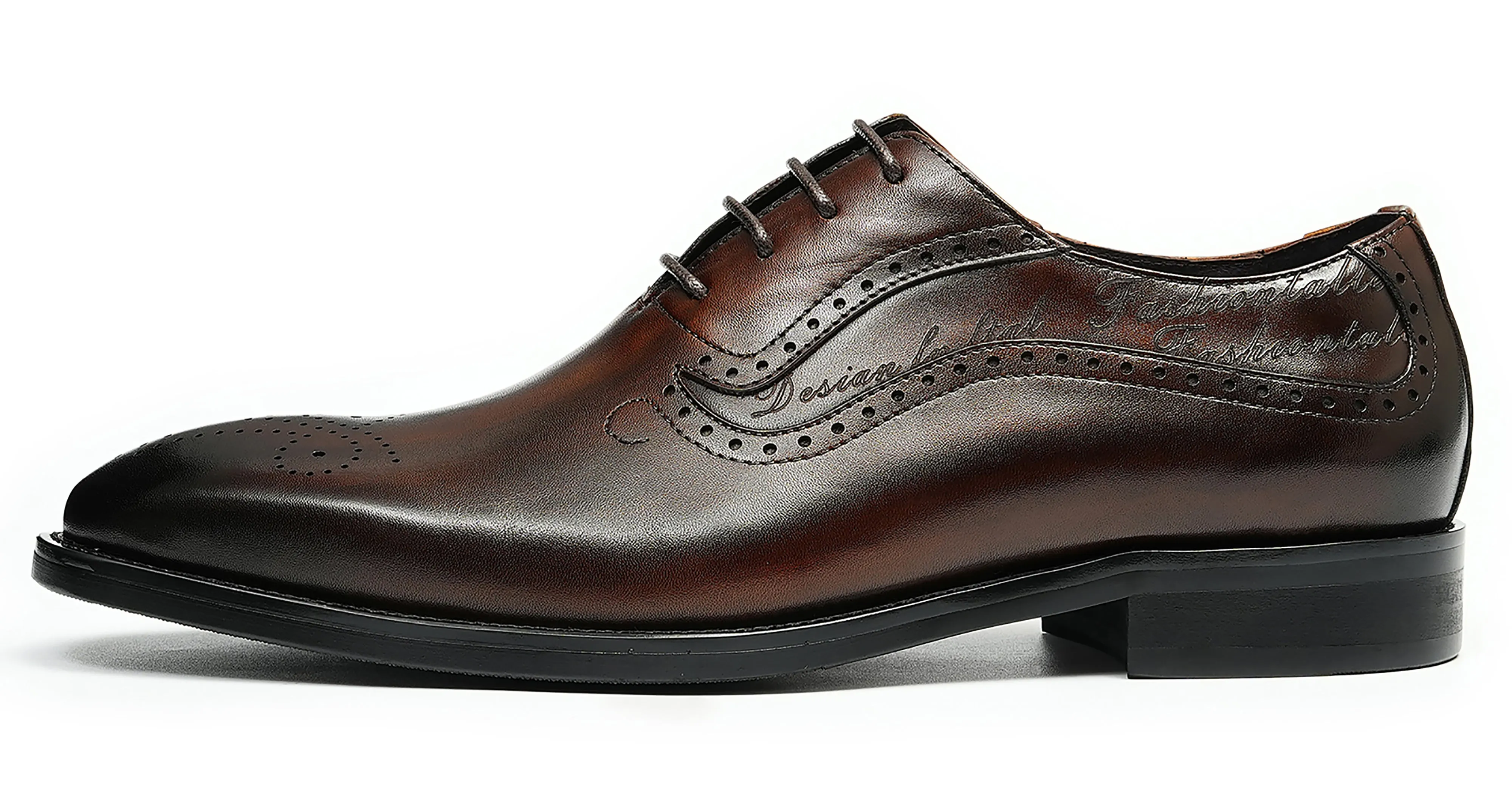 Men's Plain Toe Brogues Oxfords Formal Shoes