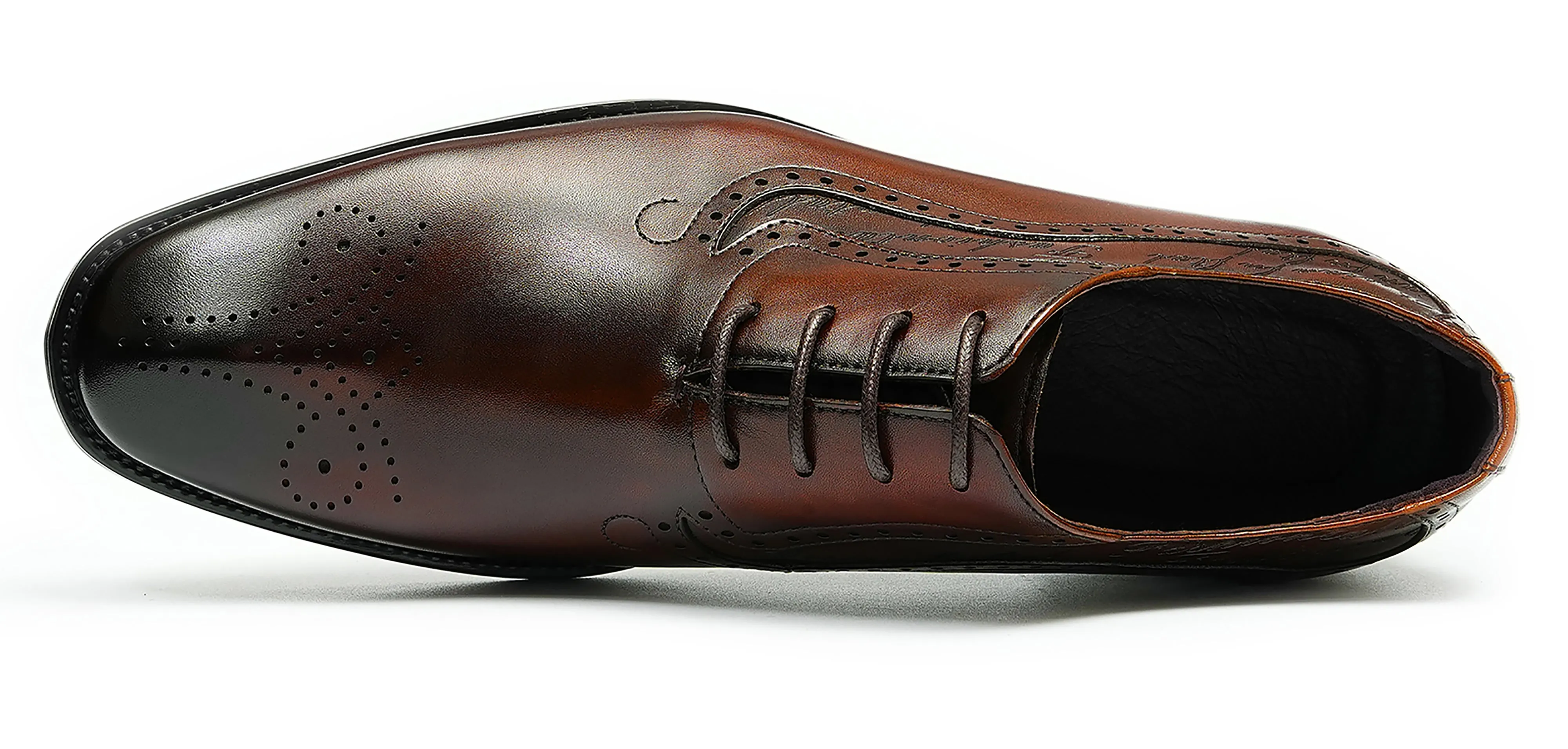 Men's Plain Toe Brogues Oxfords Formal Shoes