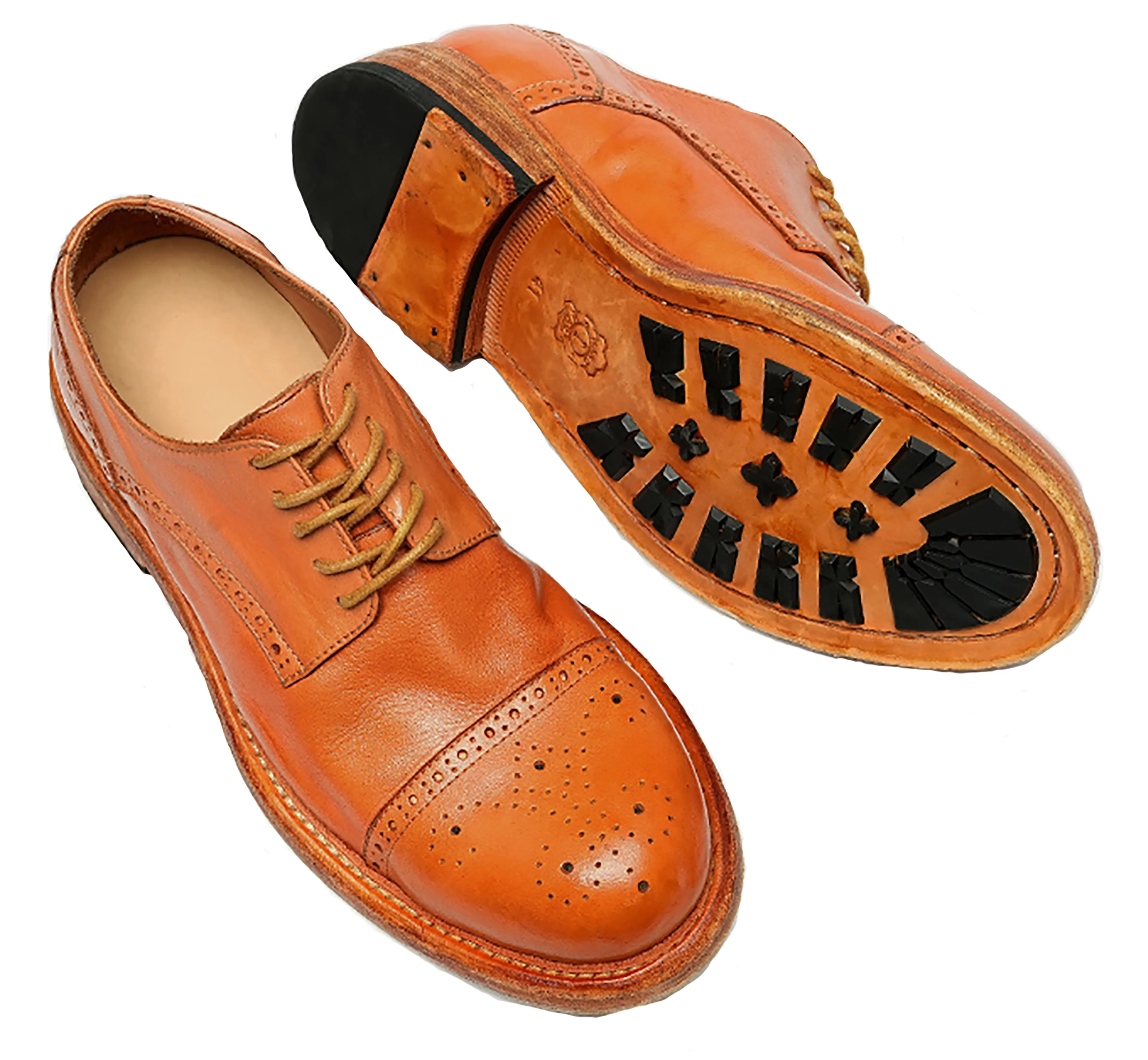 Men's Plain Toe Brogues Oxfords Formal Shoes
