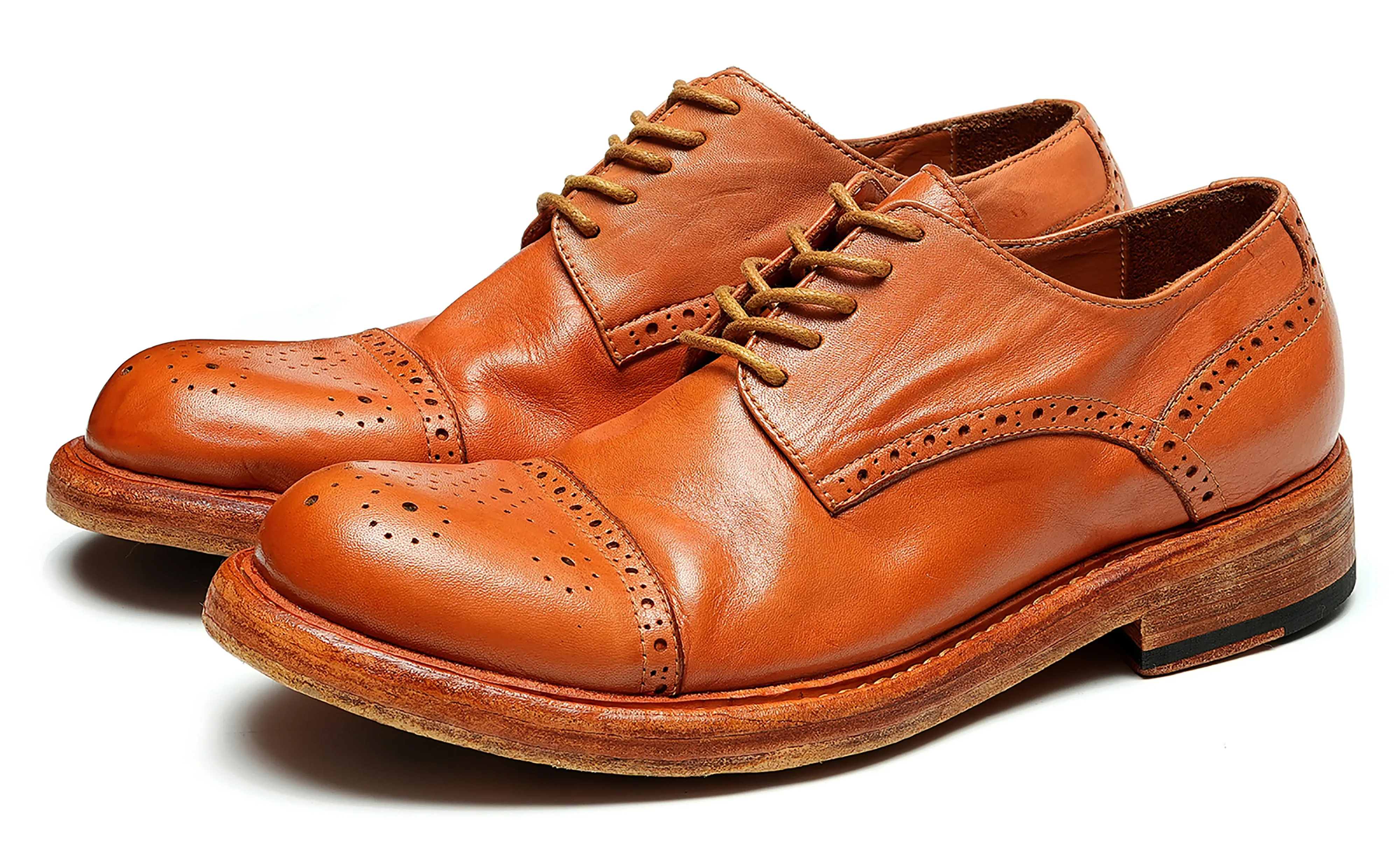 Men's Plain Toe Brogues Oxfords Formal Shoes