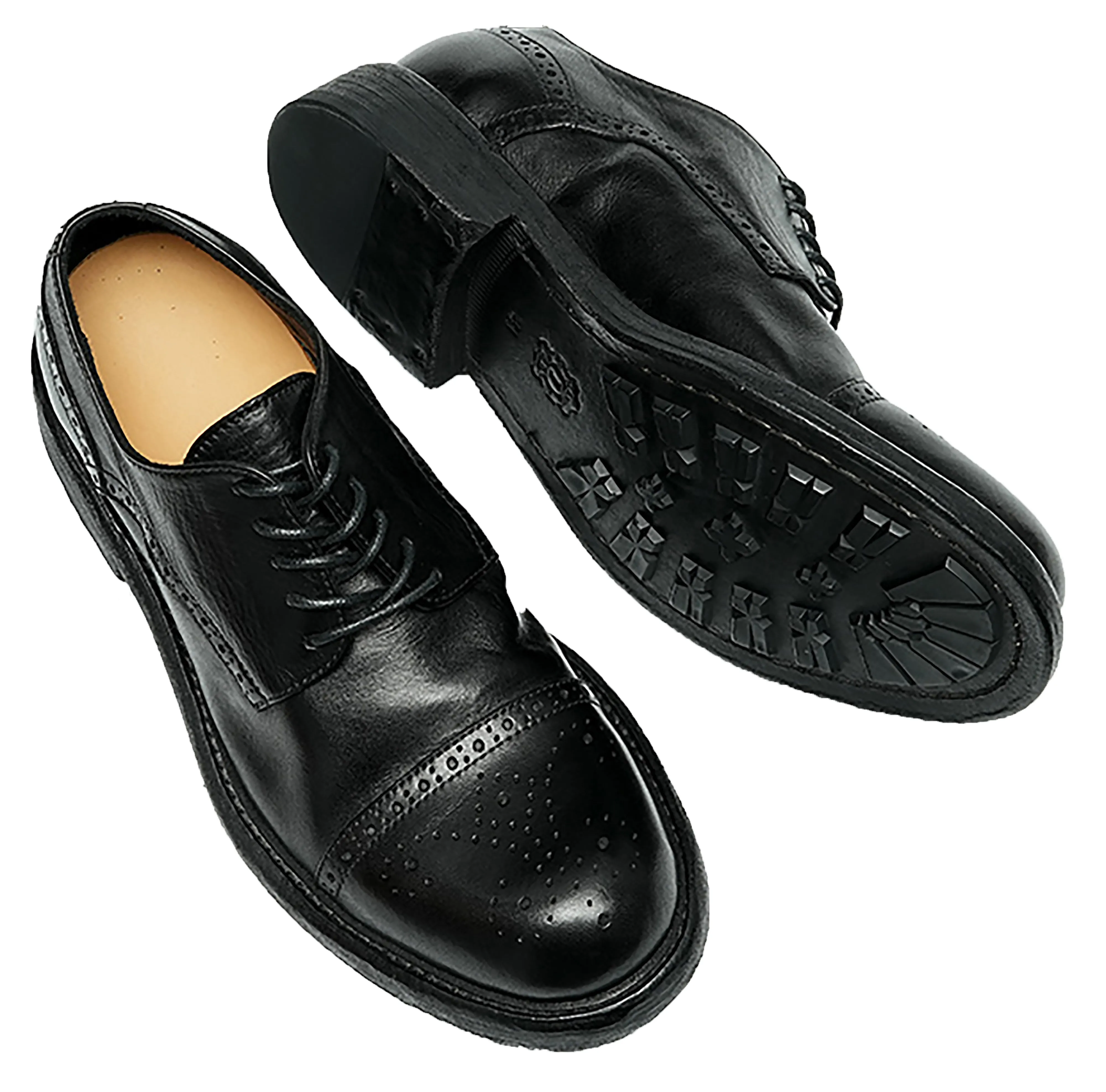 Men's Plain Toe Brogues Oxfords Formal Shoes