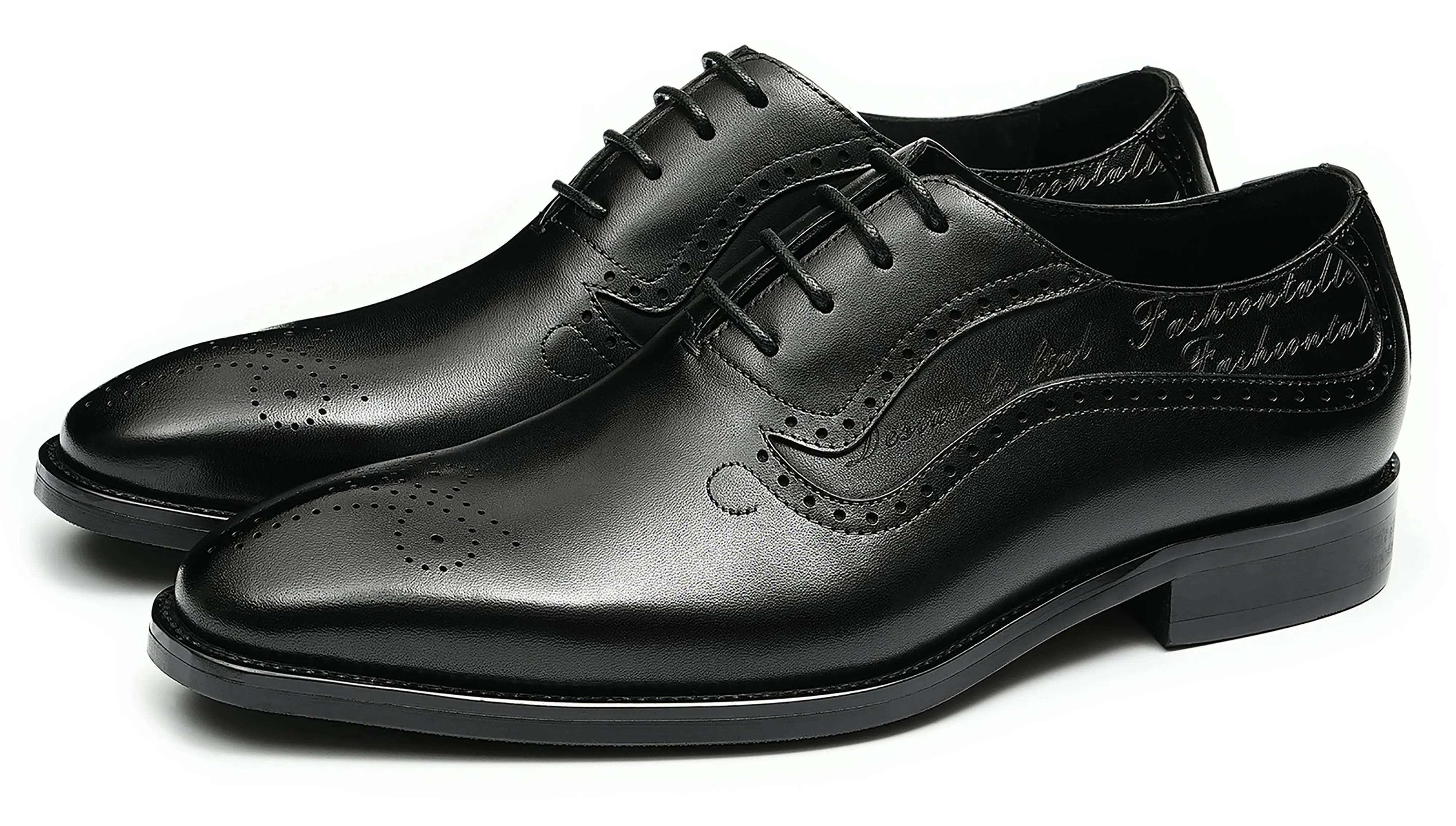 Men's Plain Toe Brogues Oxfords Formal Shoes