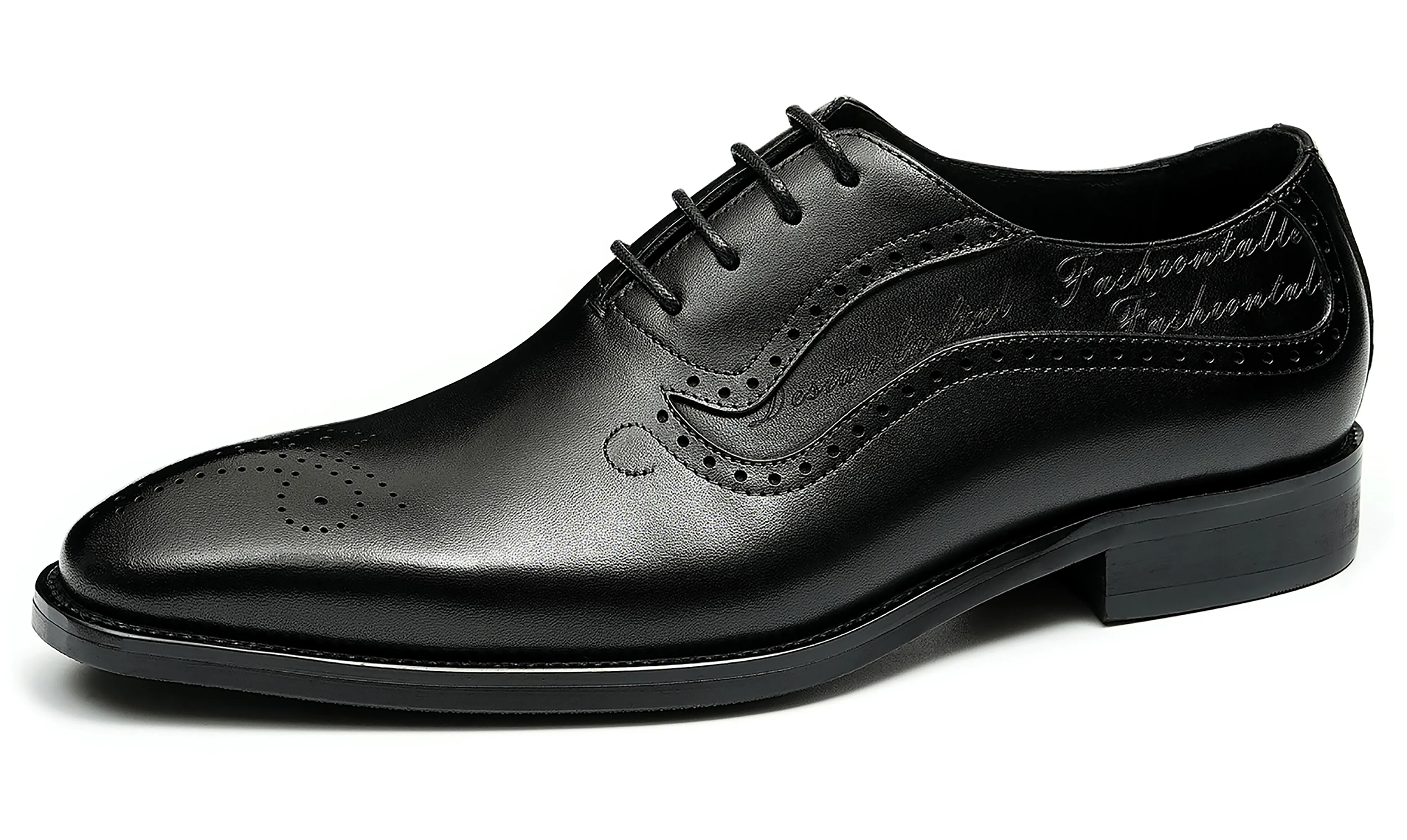 Men's Plain Toe Brogues Oxfords Formal Shoes