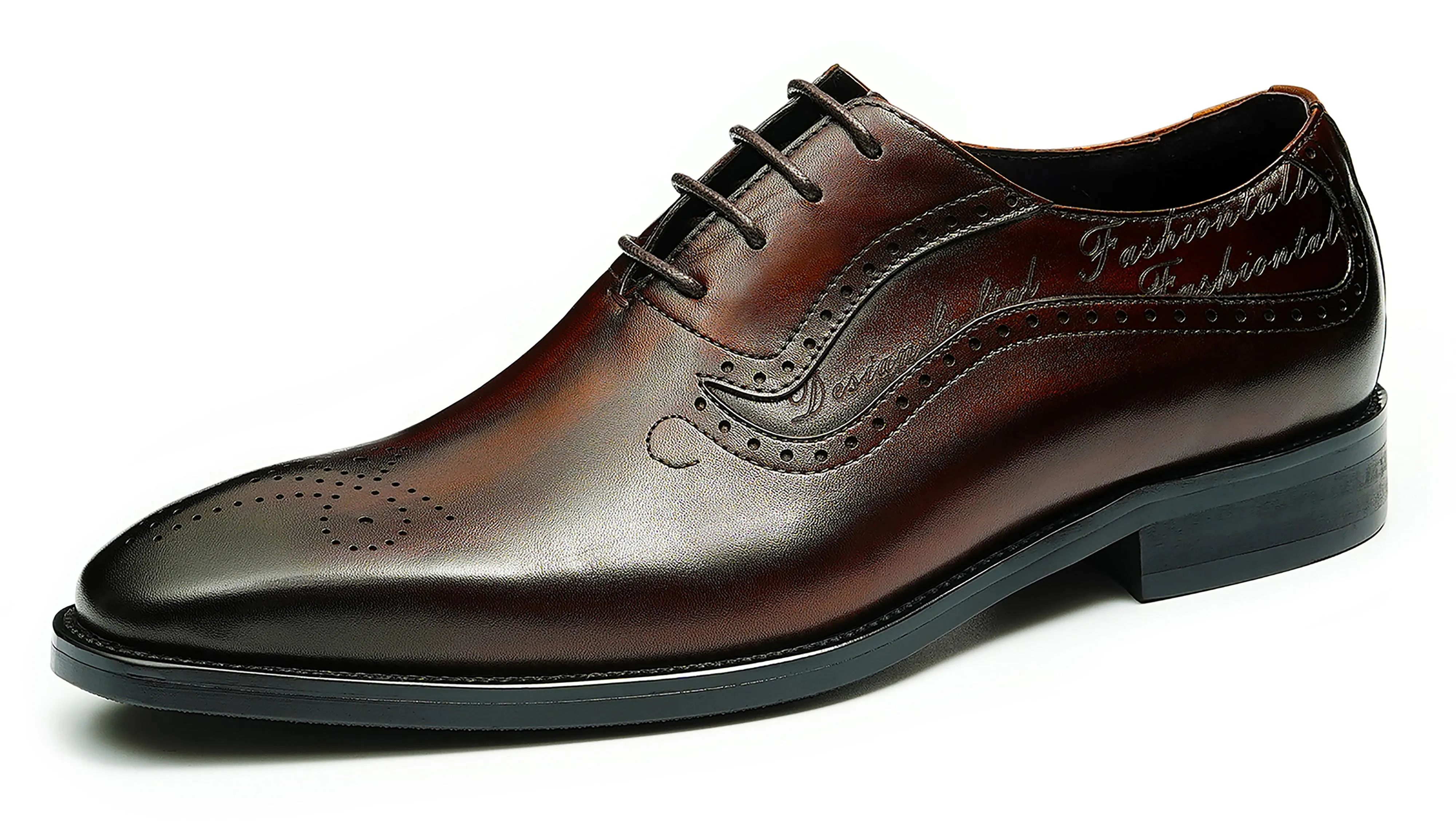 Men's Plain Toe Brogues Oxfords Formal Shoes