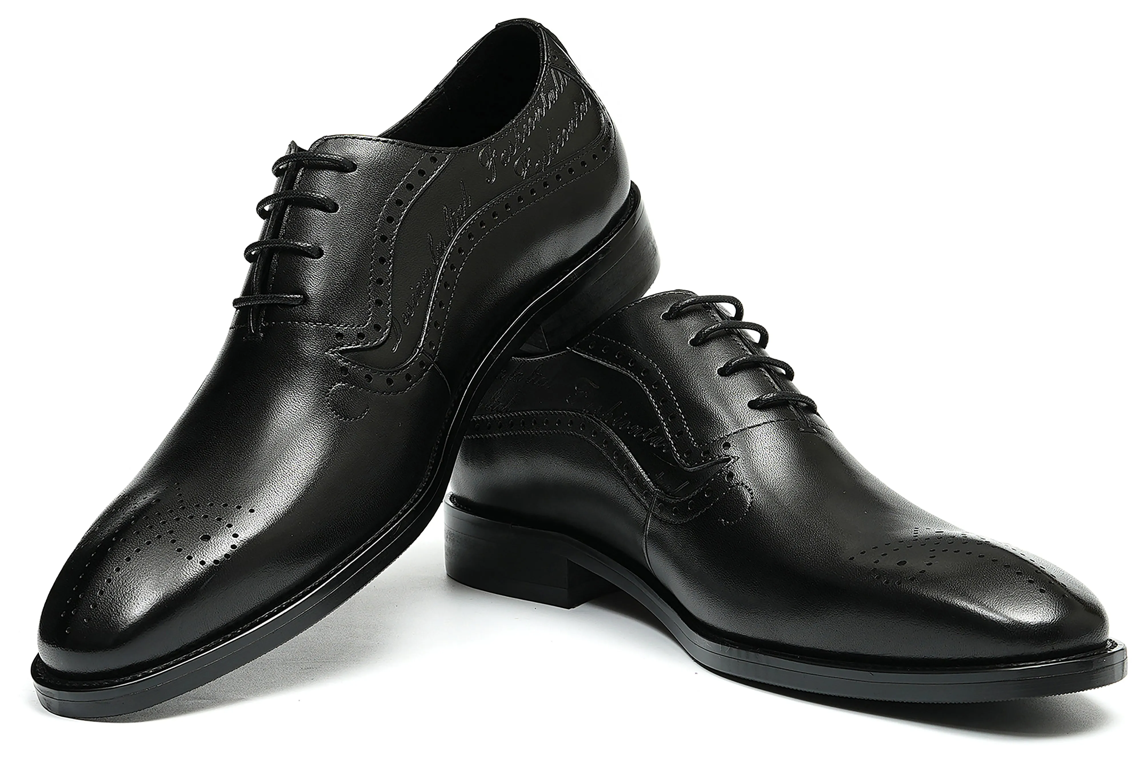 Men's Plain Toe Brogues Oxfords Formal Shoes