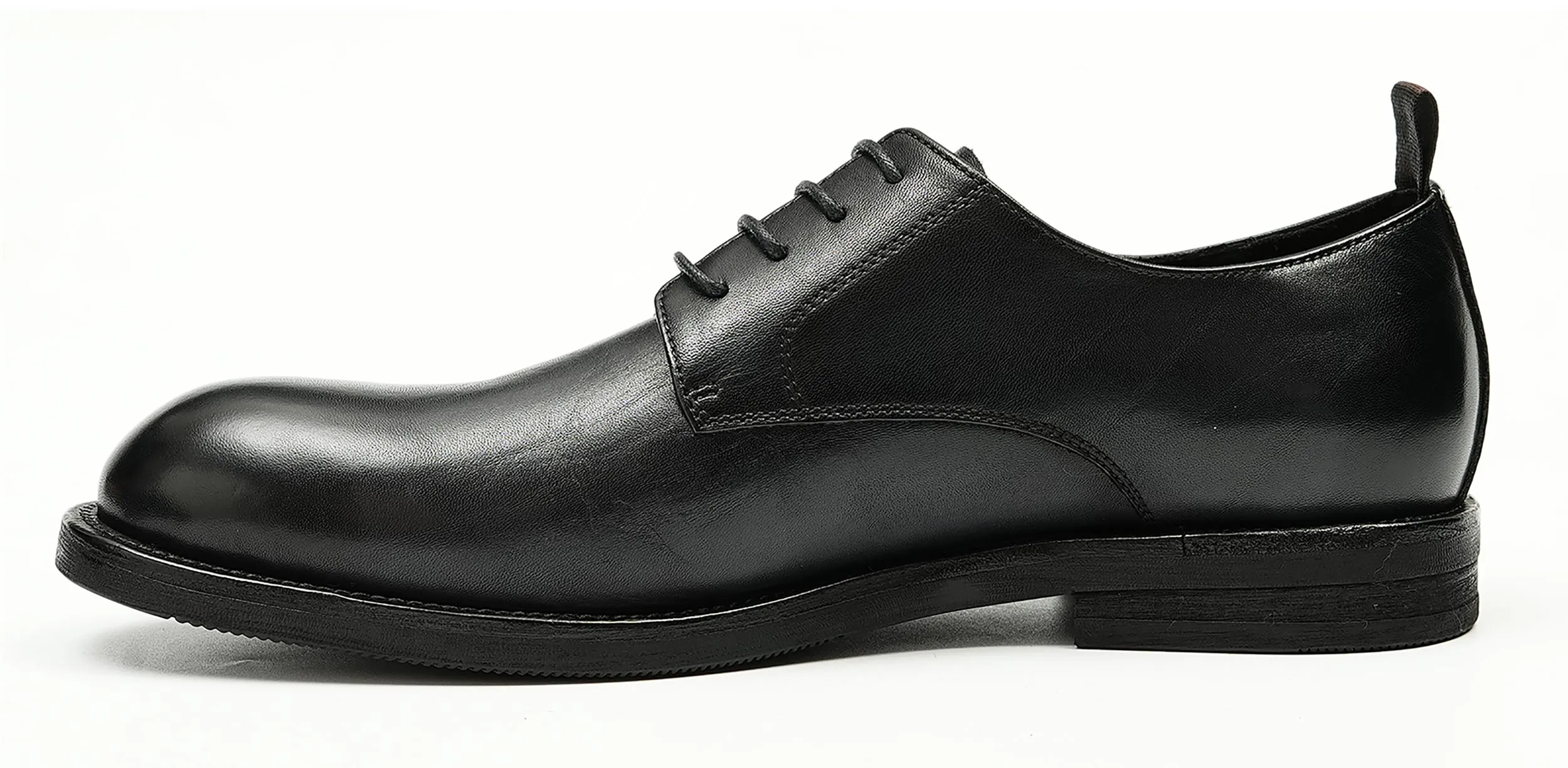 Men's Plain Toe Derby Dress Formal Shoes