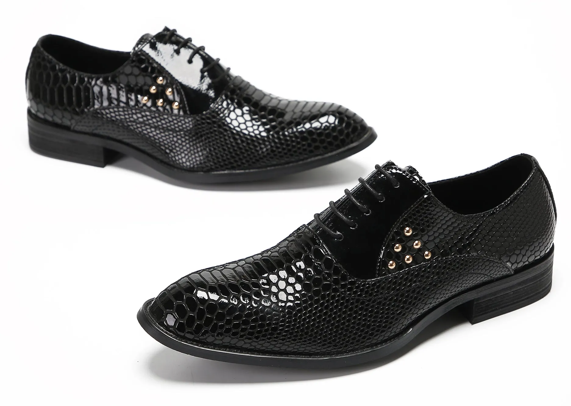 Mens Tuxedo Business Casual Shoes Oxfords