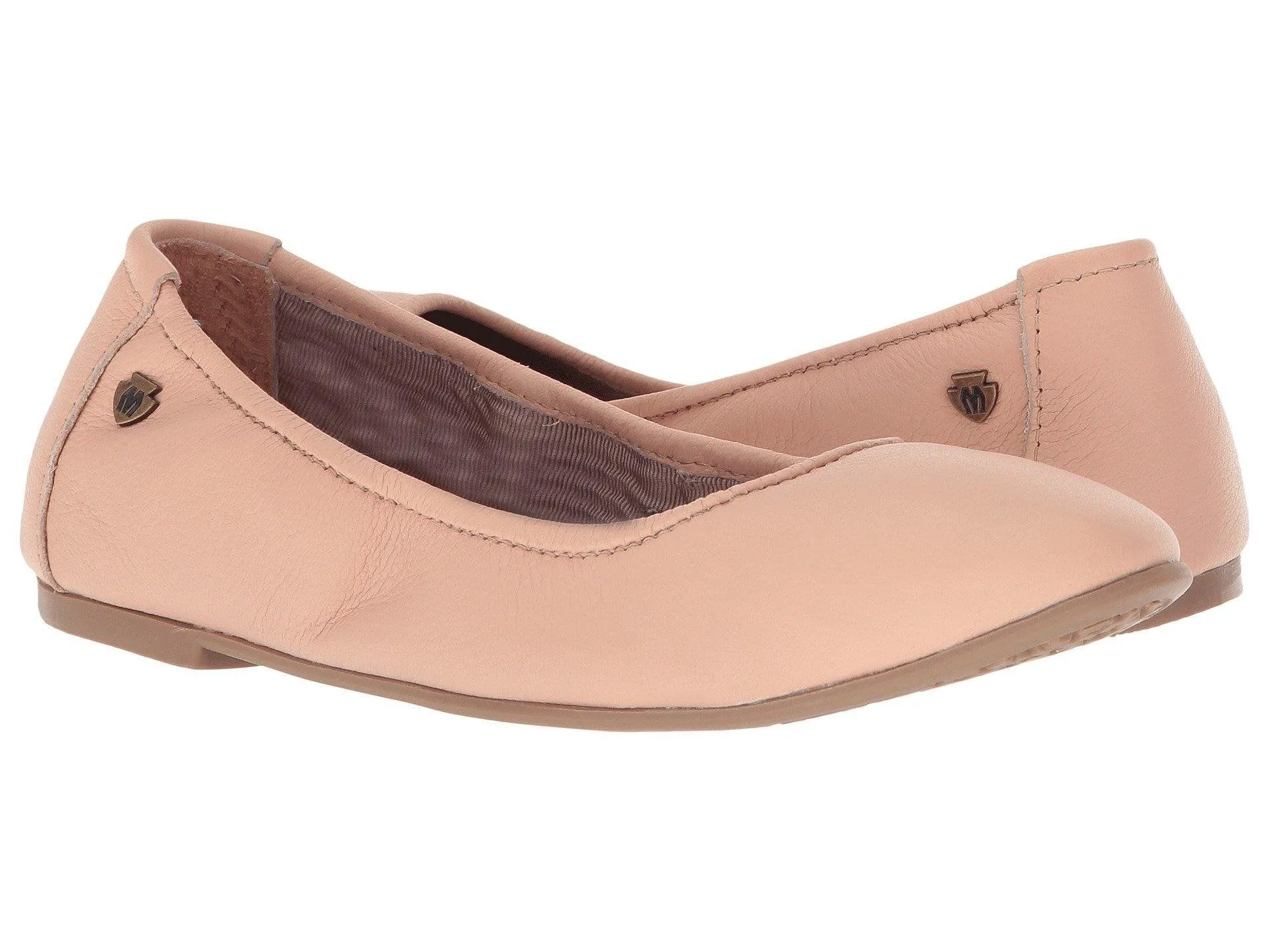 Minnetonka Anna Ballerina Blush (Nude) 256 Women's Flats Shoes
