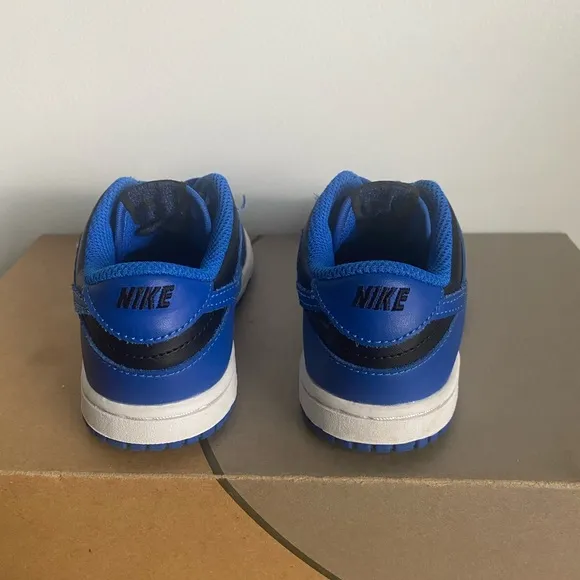 🥶Nike Dunk Low Hyper Cobalt Blue Leather Sneaker Shoes -Size 10 C