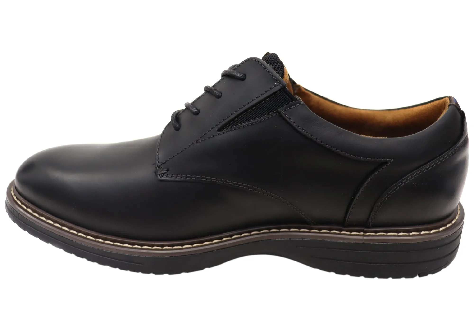 Nunn Bush By Florsheim Mens EE Extra Wide Griff Plain Toe Shoes