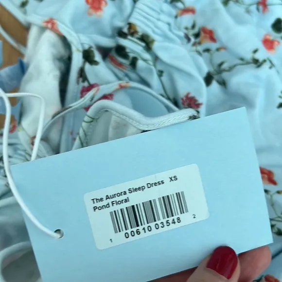 NWT Hill House Home The Aurora Sleep Dress in pond floral