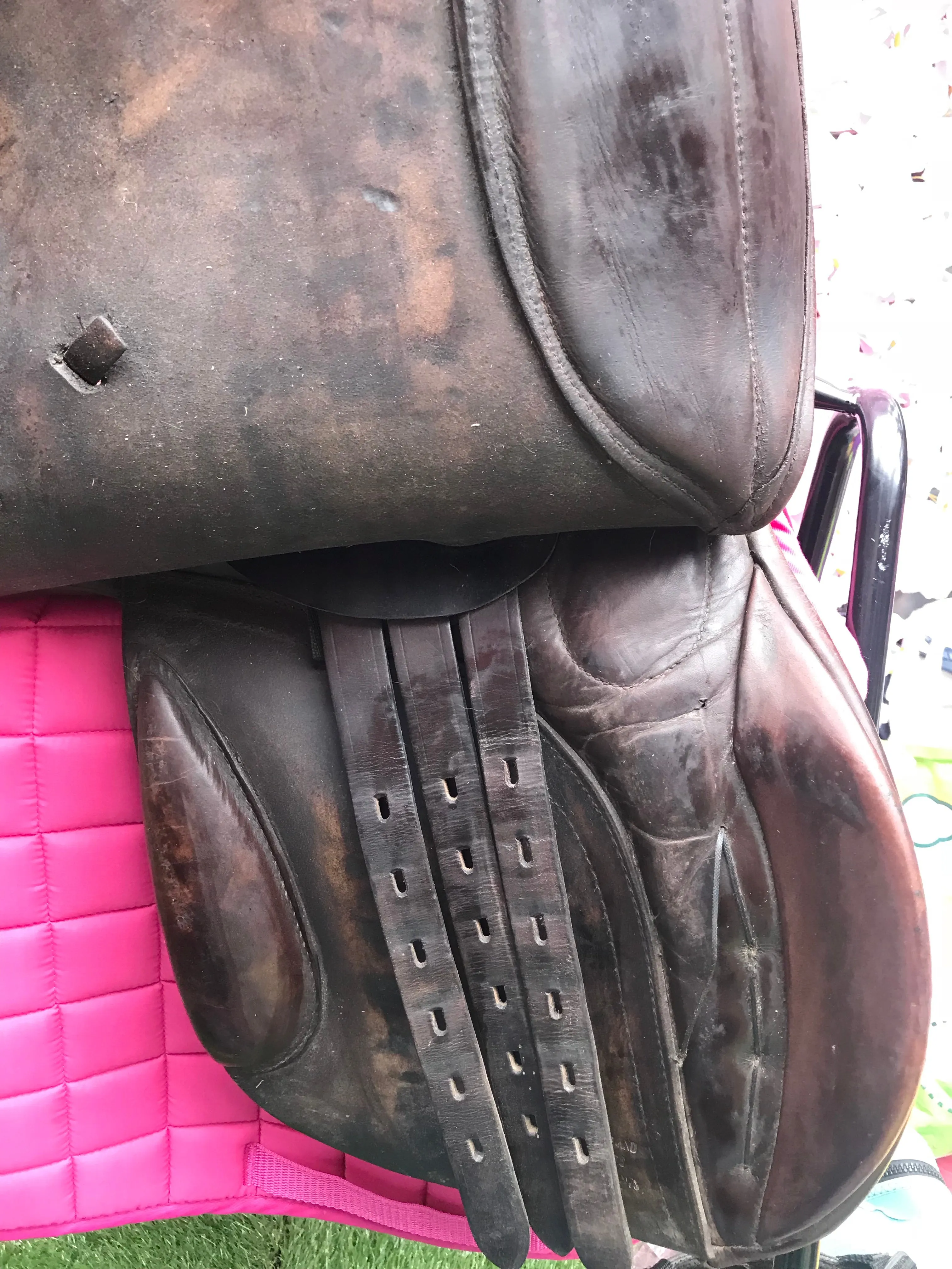Oakfield 18” Med Brown English leather GP Saddle
