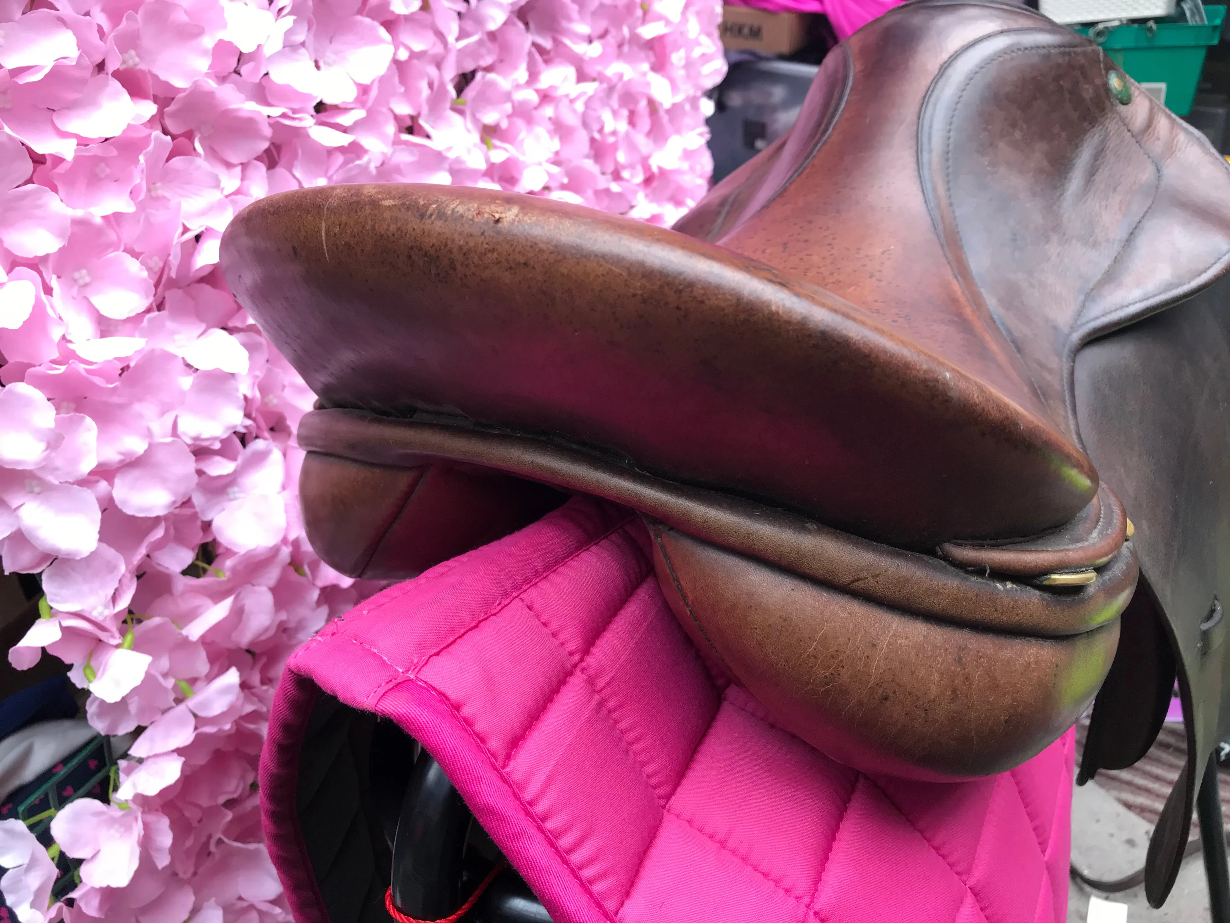 Oakfield 18” Med Brown English leather GP Saddle