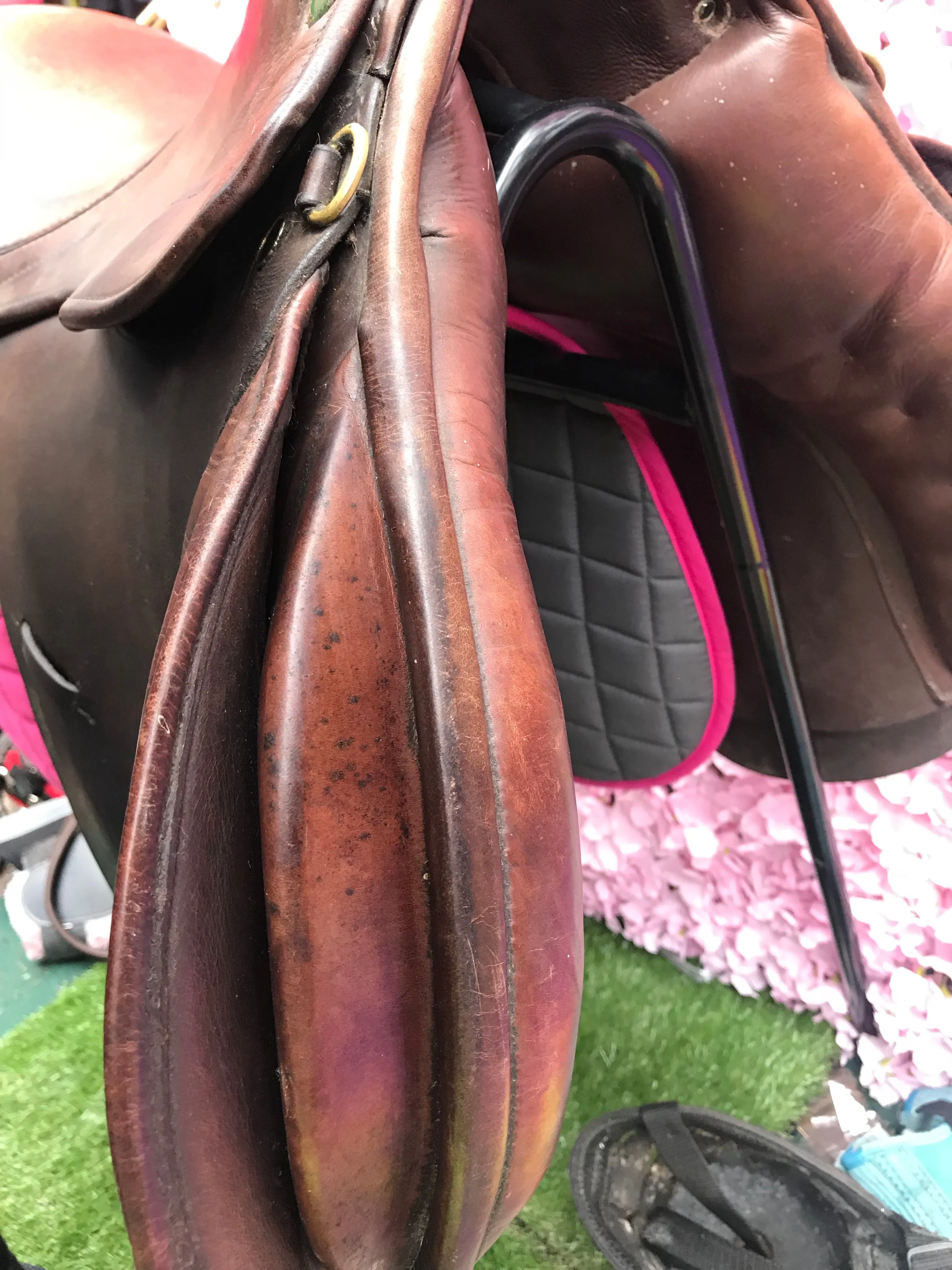 Oakfield 18” Med Brown English leather GP Saddle