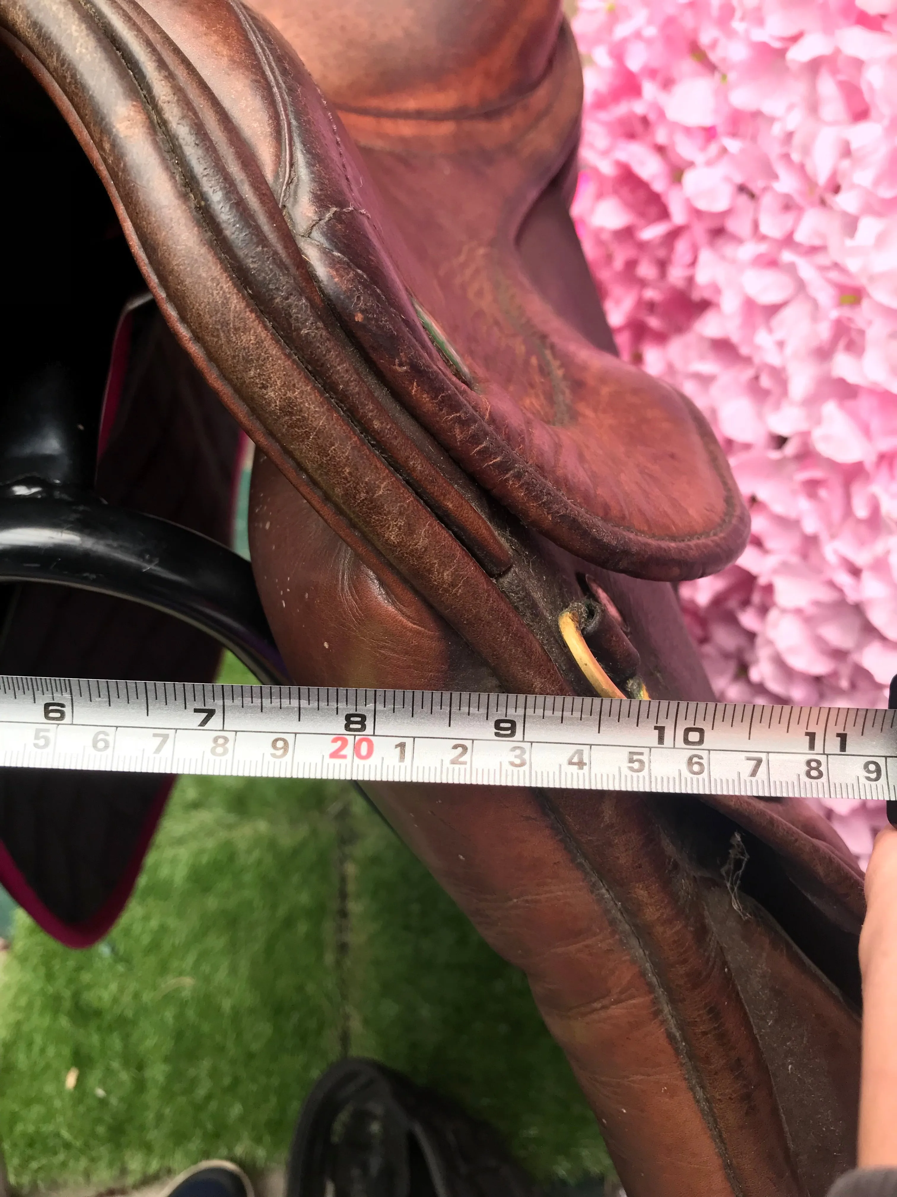 Oakfield 18” Med Brown English leather GP Saddle