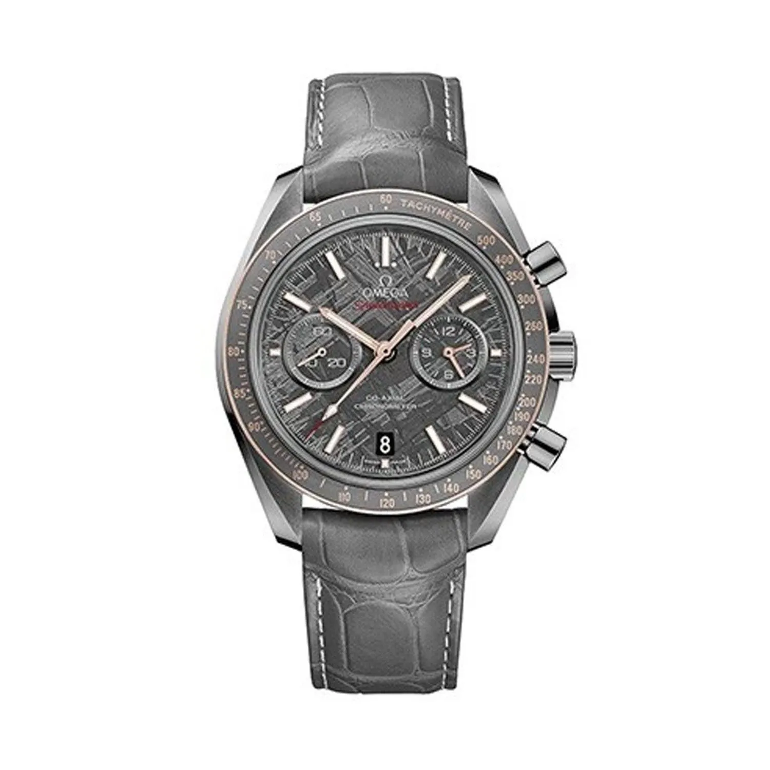 Omega Speedmaster Grey Alligator Leather 032CUZ0002454 21mm