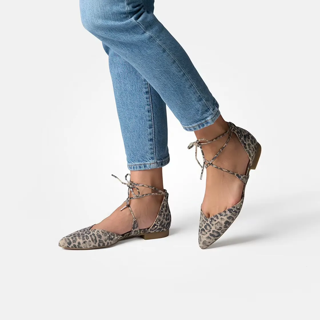 Paul Green -1176 Leopard Print Mary Jane