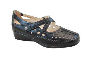 Pilgrim Women's Dress Shoes - P3165 Ginger - Black