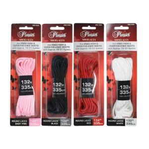 Pleaser Schoenveters voor Knie-/Overknee Laarzen