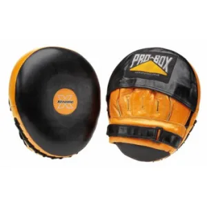 PRO BOX XTREME COLLECTION LEATHER AIR FOCUS PADS-BLACK/ORANGE