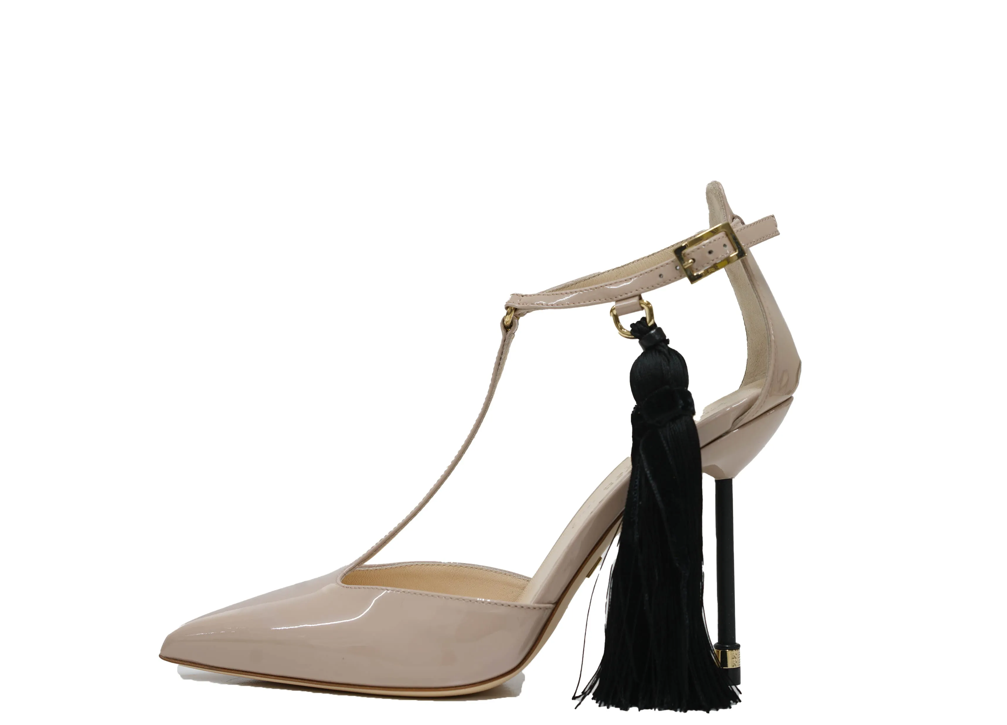 Revolver Requeen Women's Nude Patent Shoe ROOM223